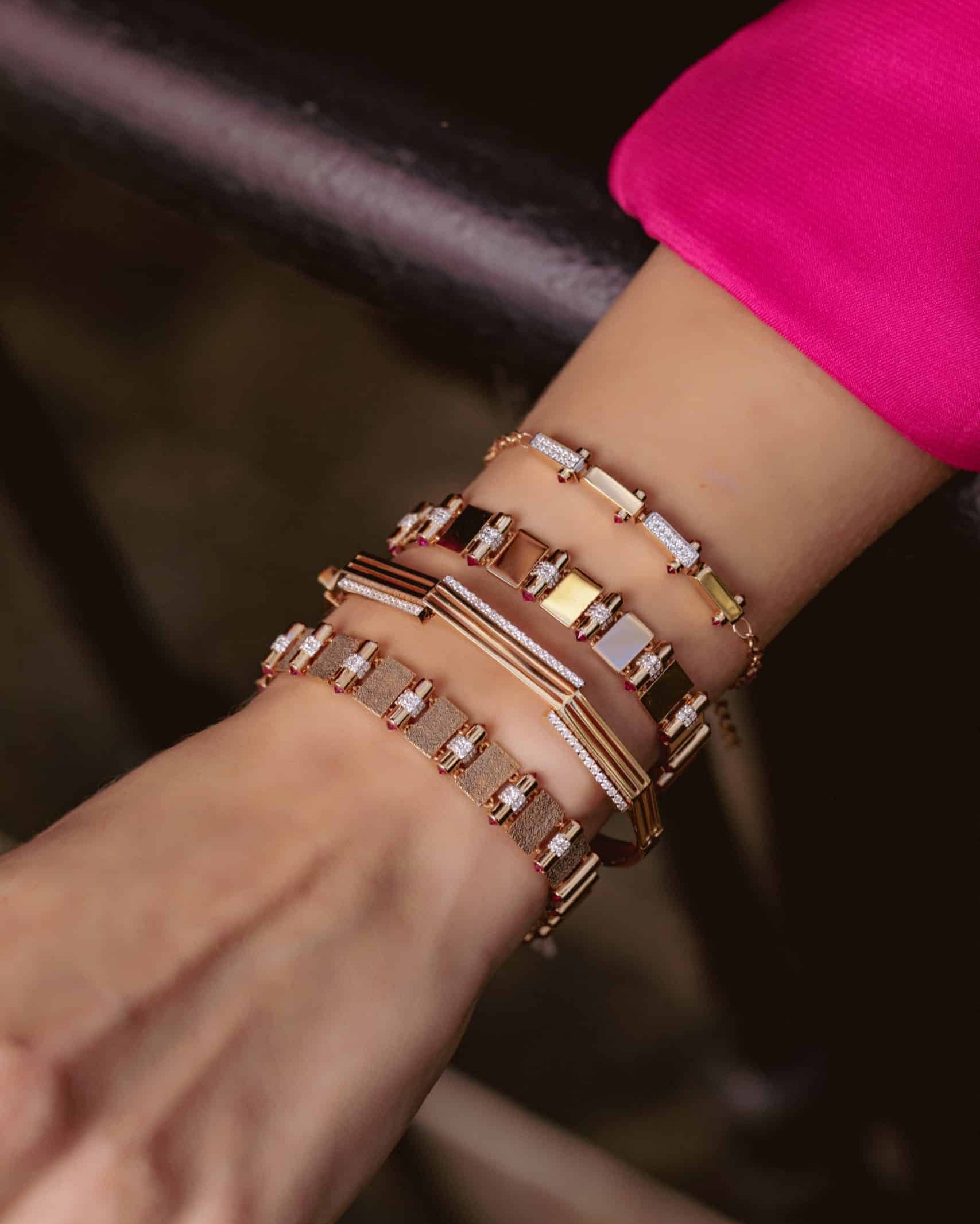 New Domino Bracelet (Textured)