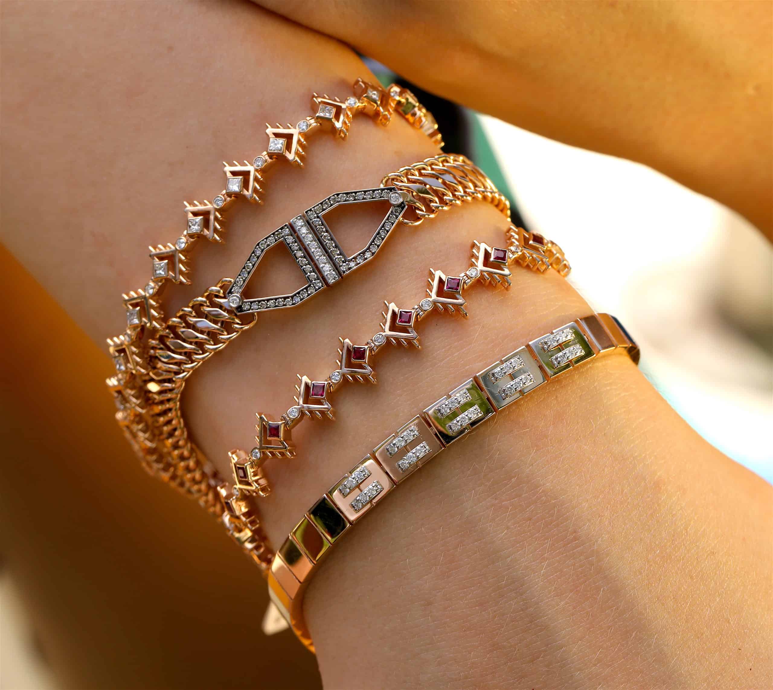 Ethnic Bracelet (Ruby)
