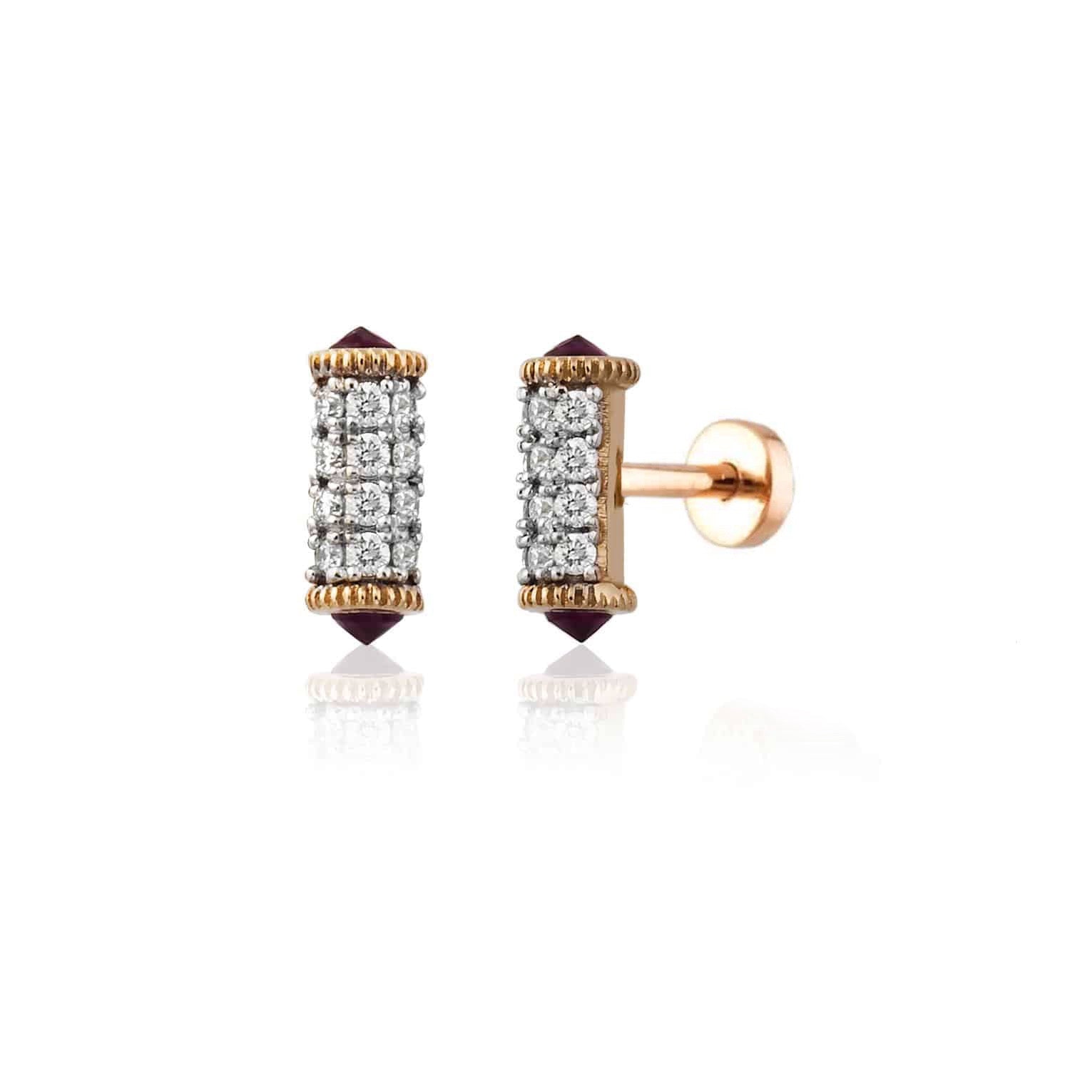Minion Serrated Piercing (Single) - Multi-Stone