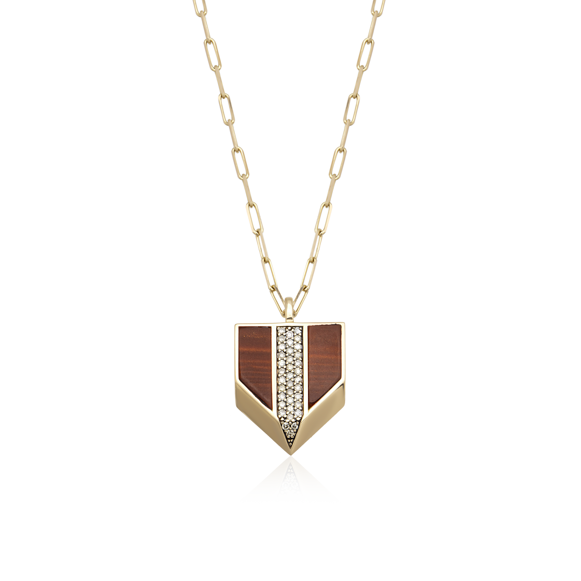 Dera Necklace - Brown