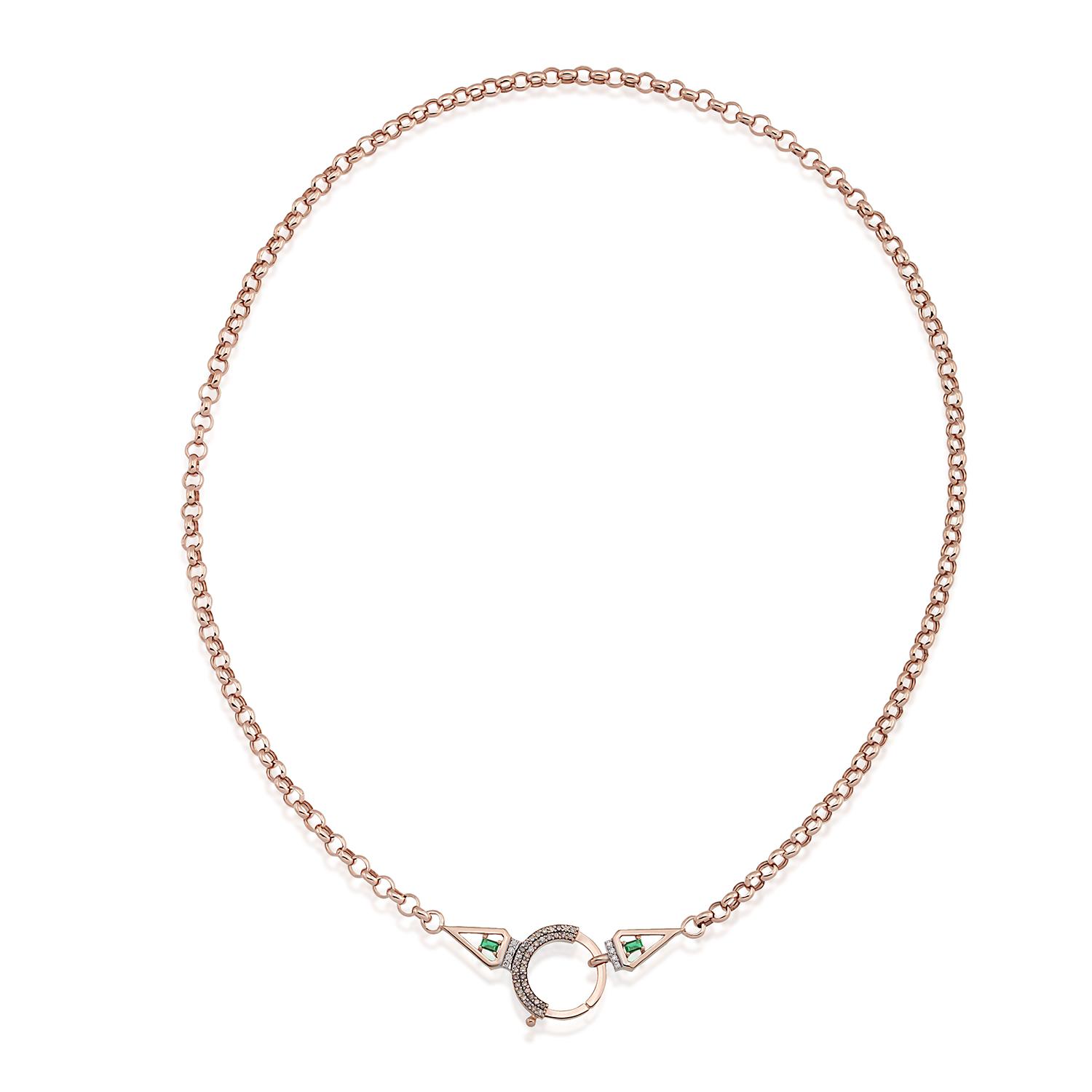 Baguette Chain 12 - Ruby