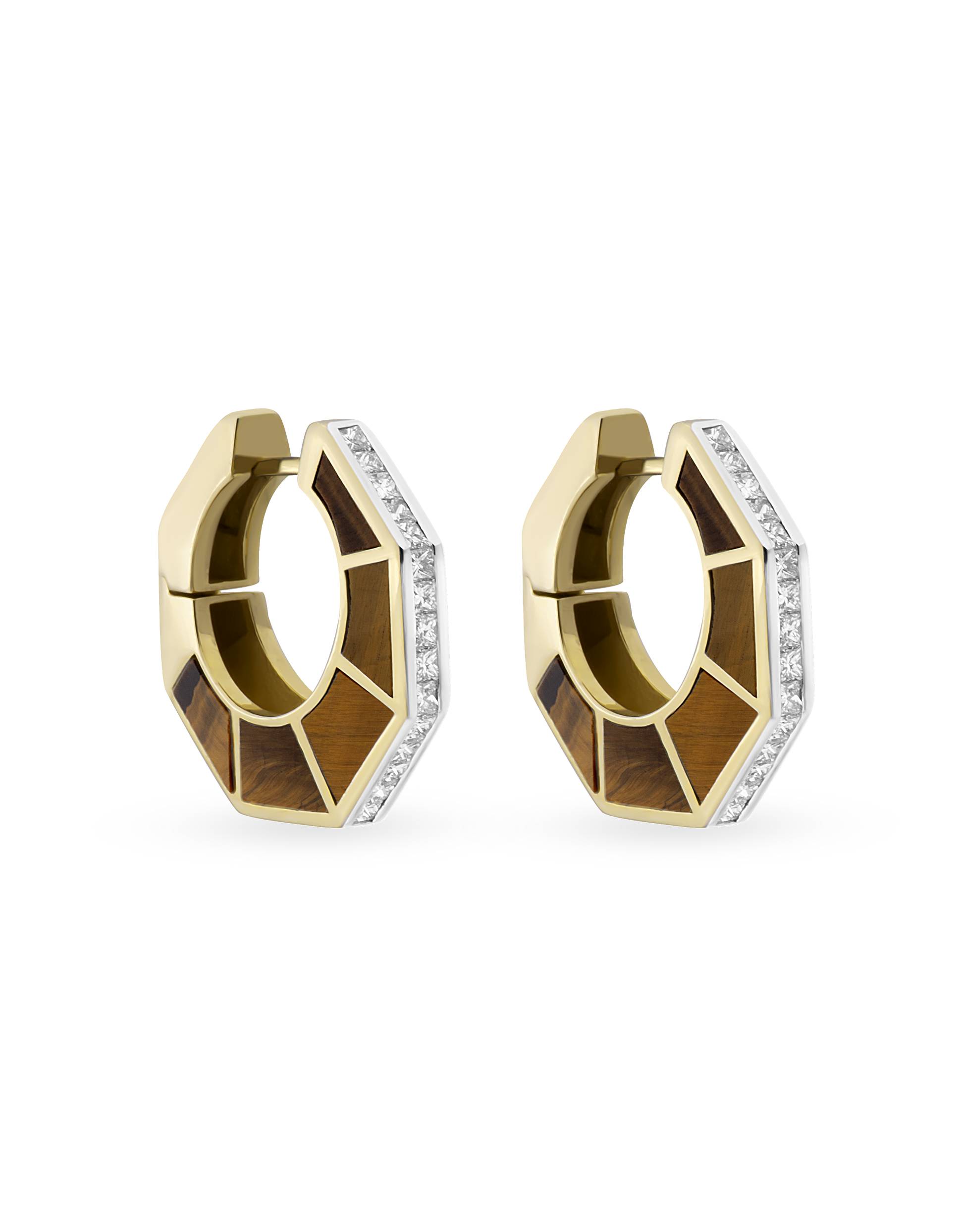 Jolin Grande Tiger Eye Küpe