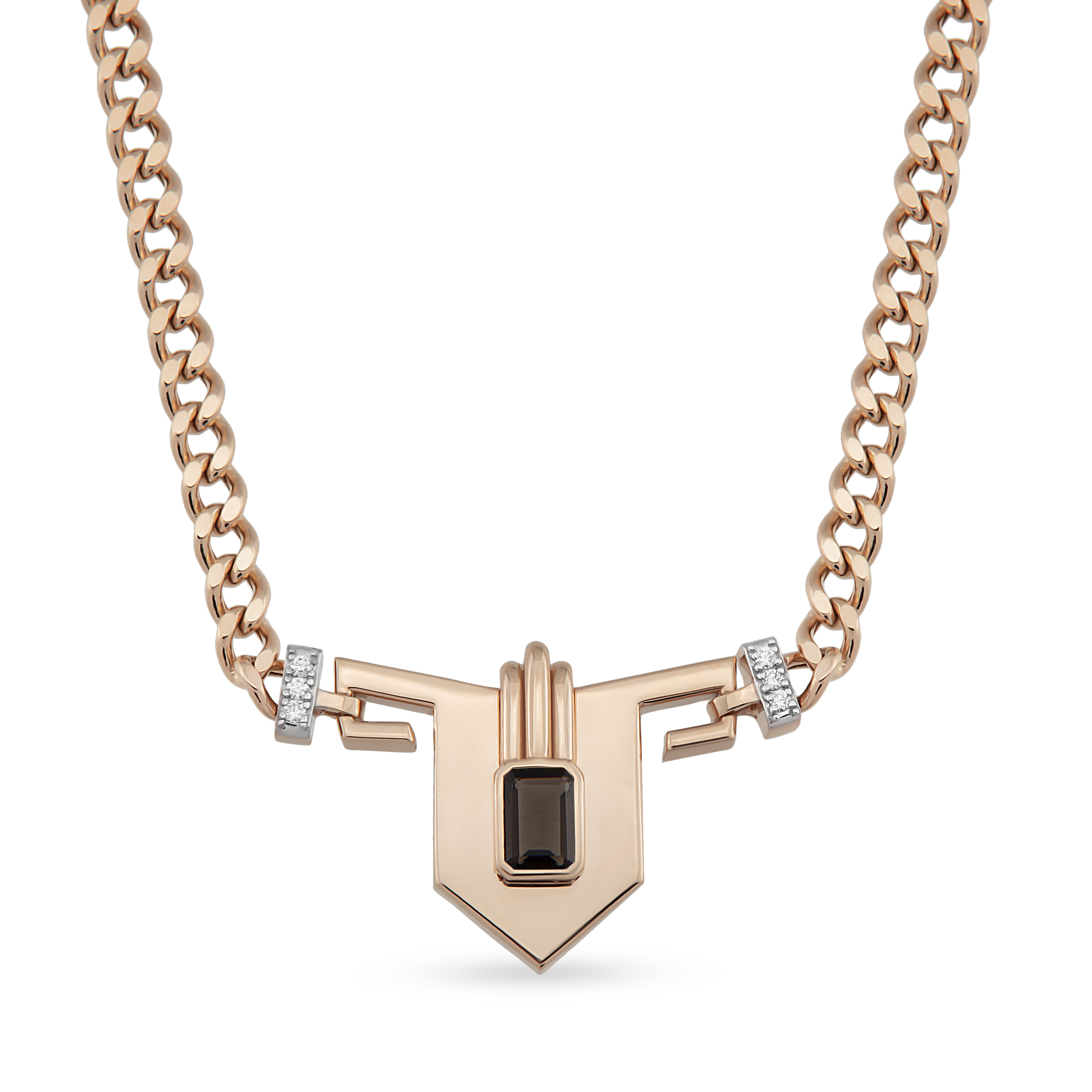 Steff Smoky Topaz Kolye