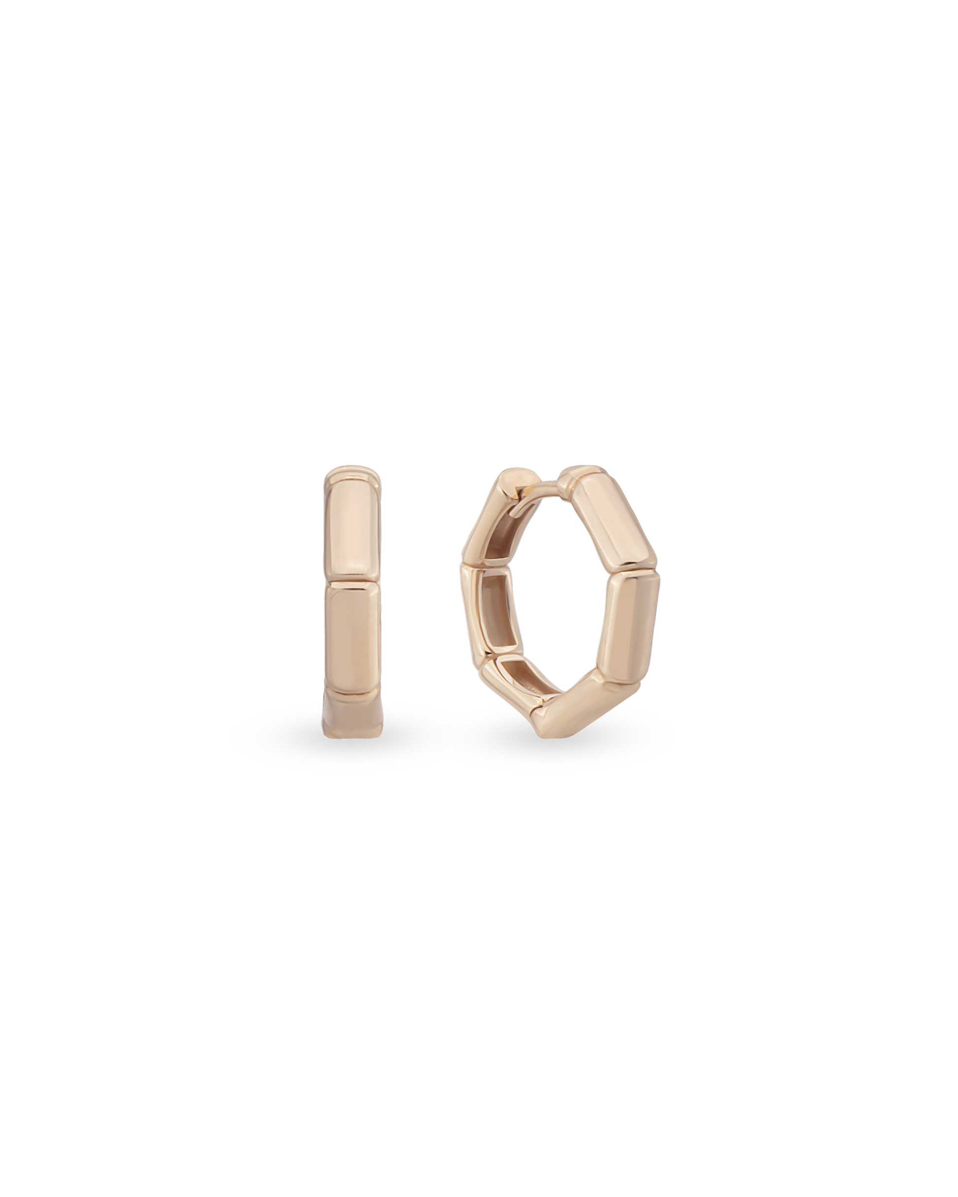 Small Bamboo Hoop Earrings