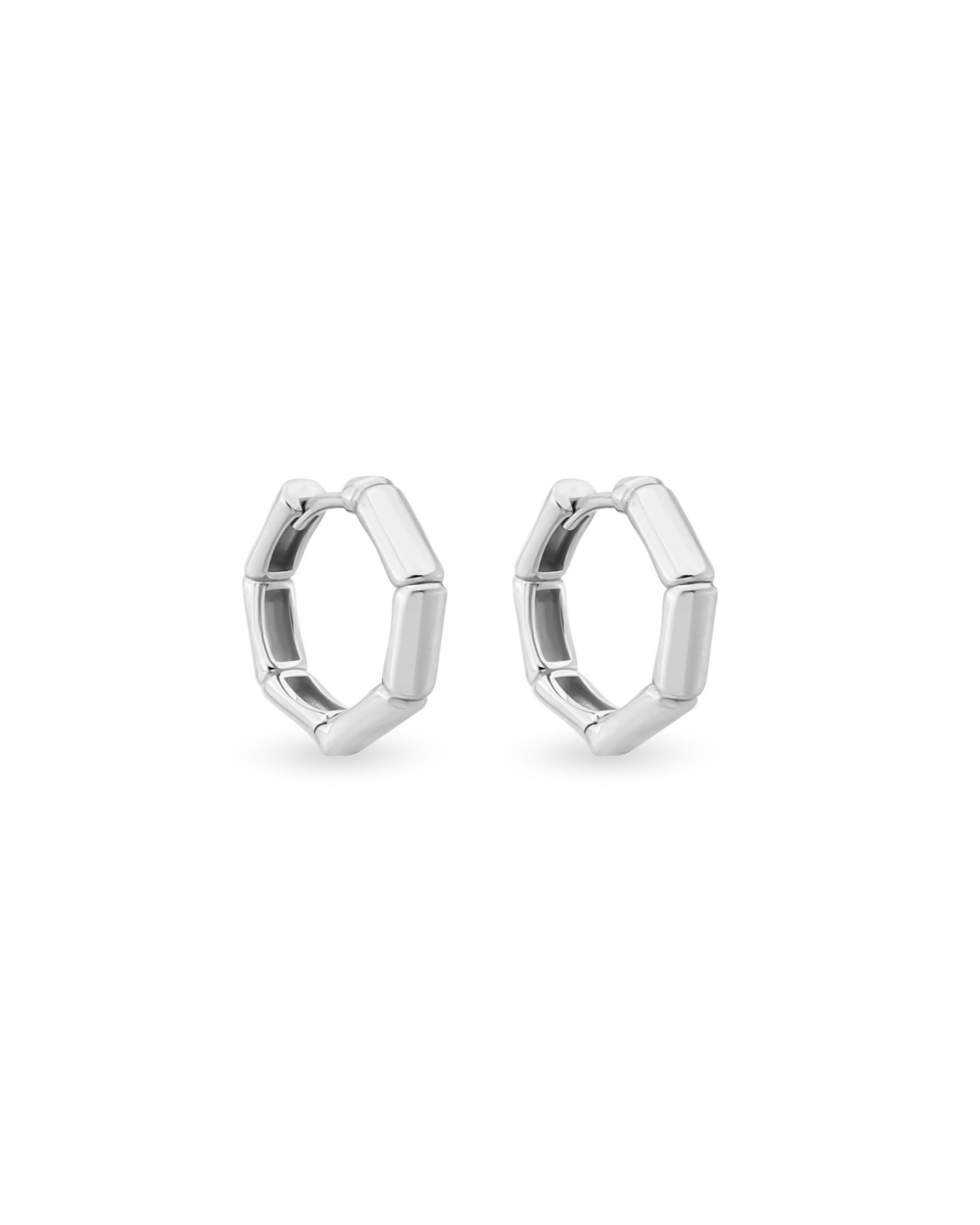 Small Bamboo Hoop Earrings