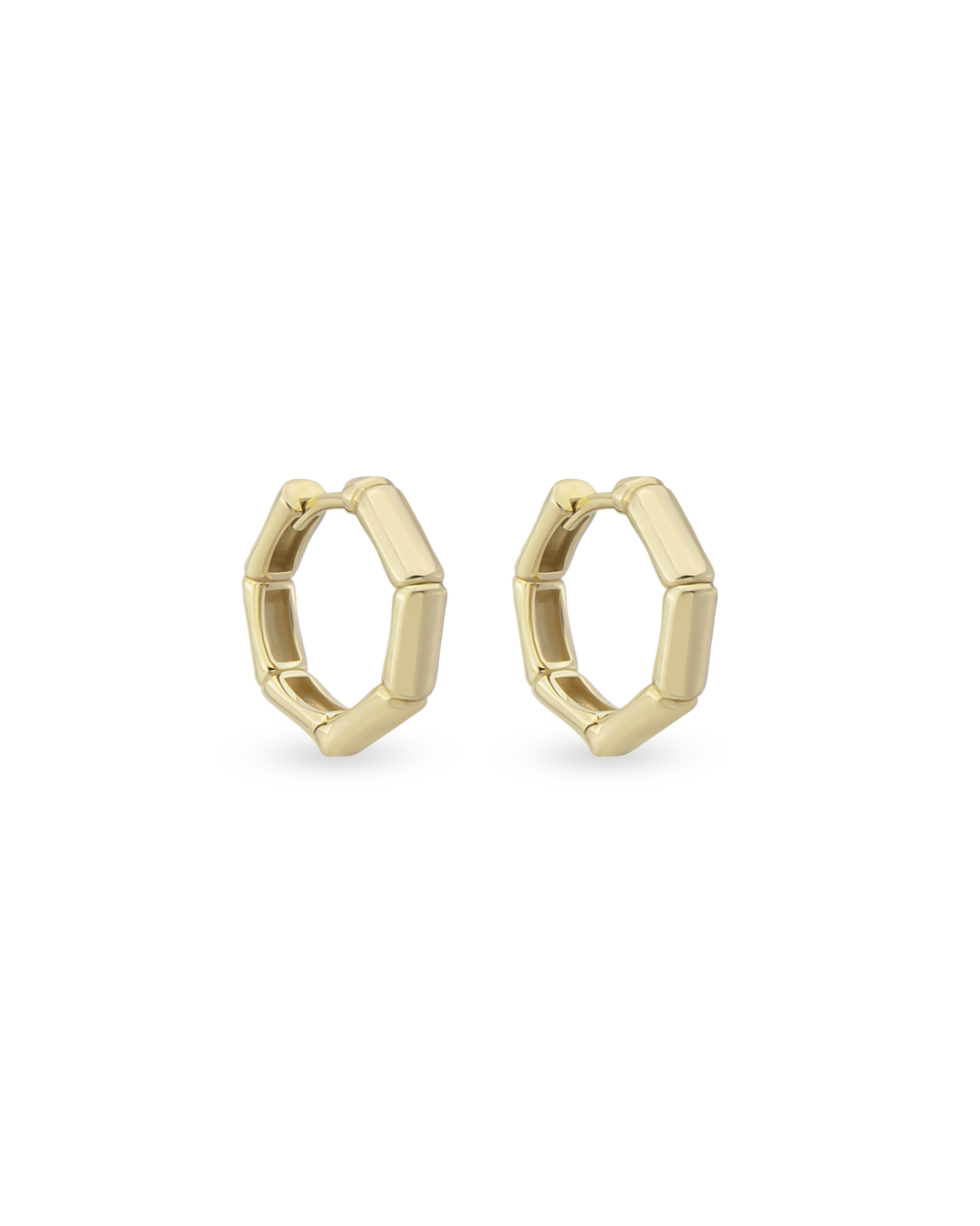 Small Bamboo Hoop Earrings