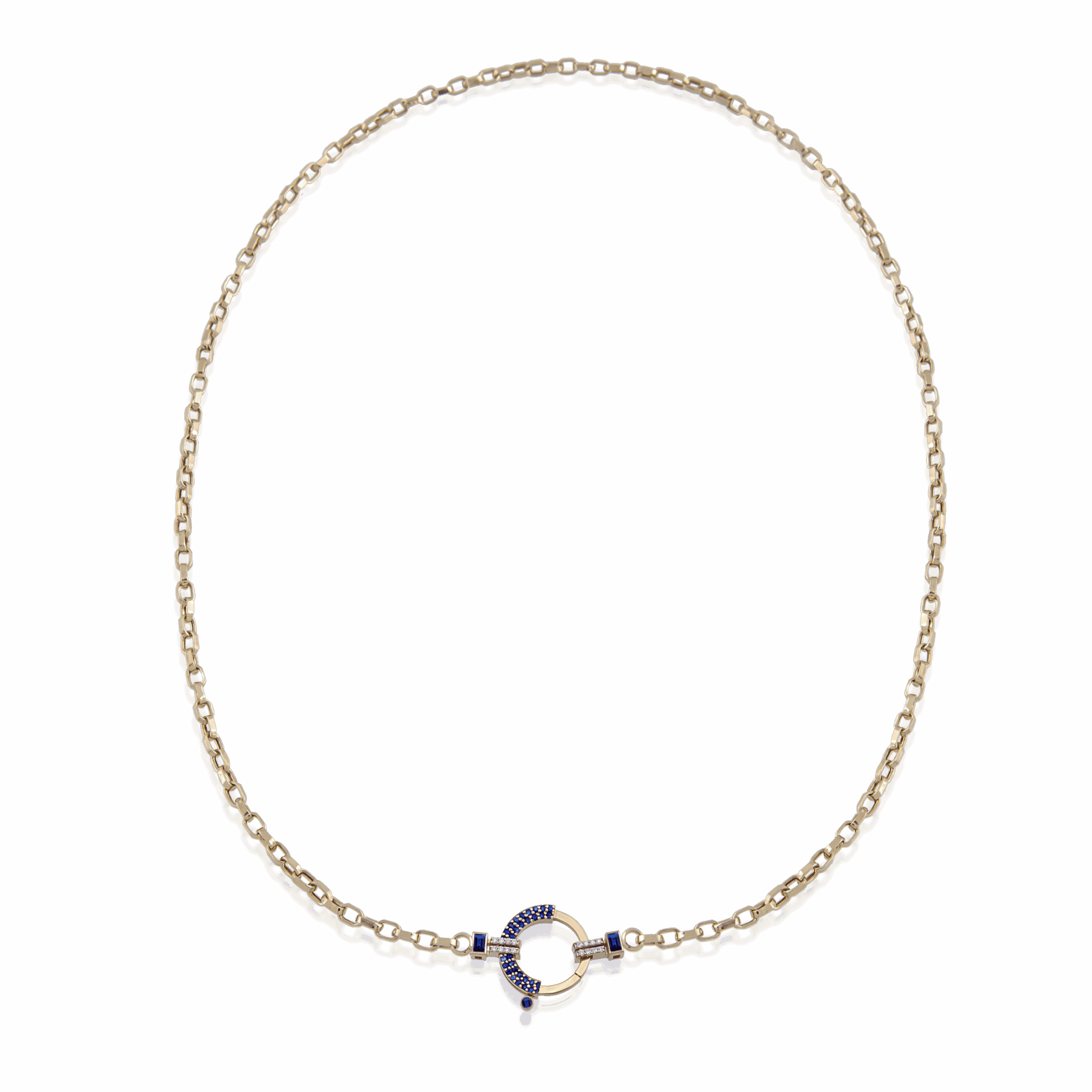 Baguette Zincir 8 - Yeşil Garnet