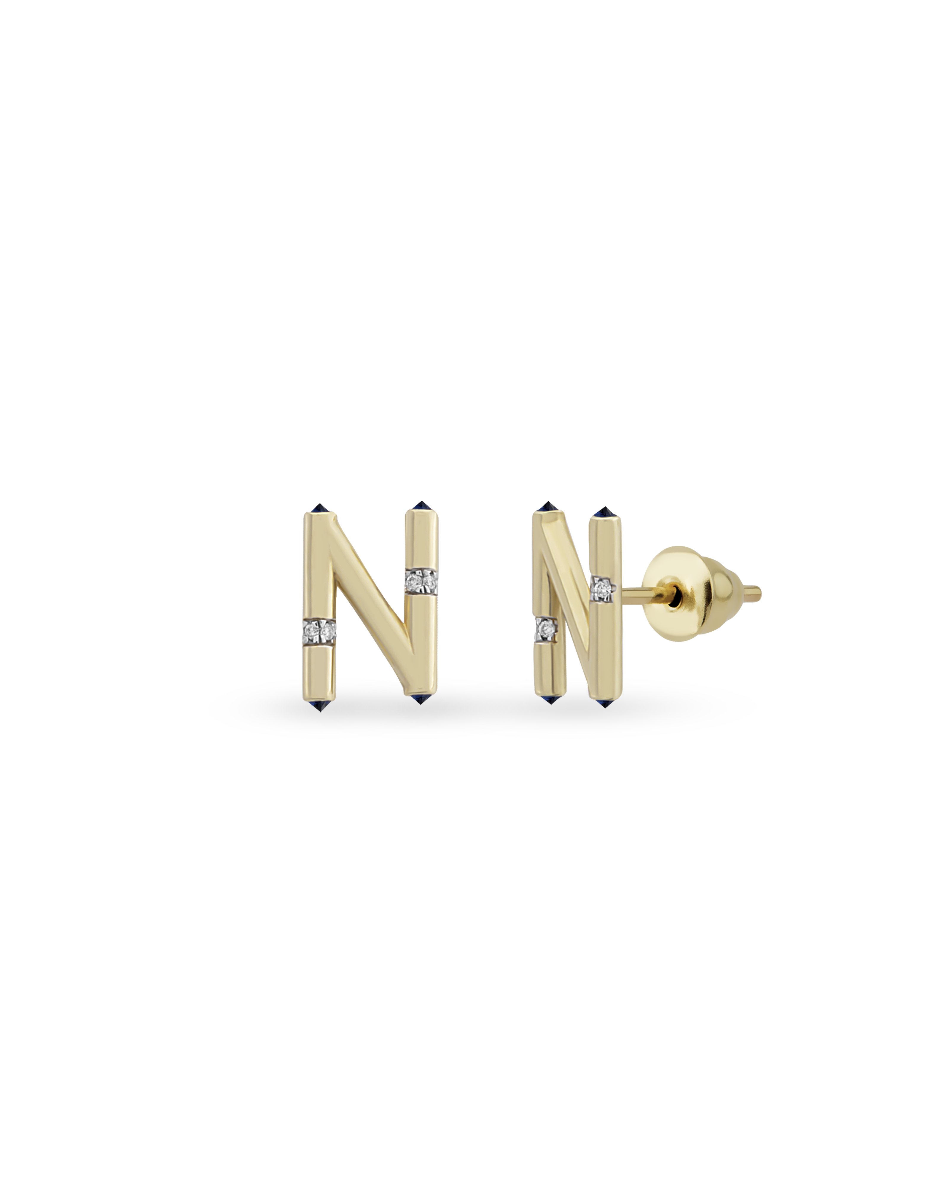 Single Letter Earring