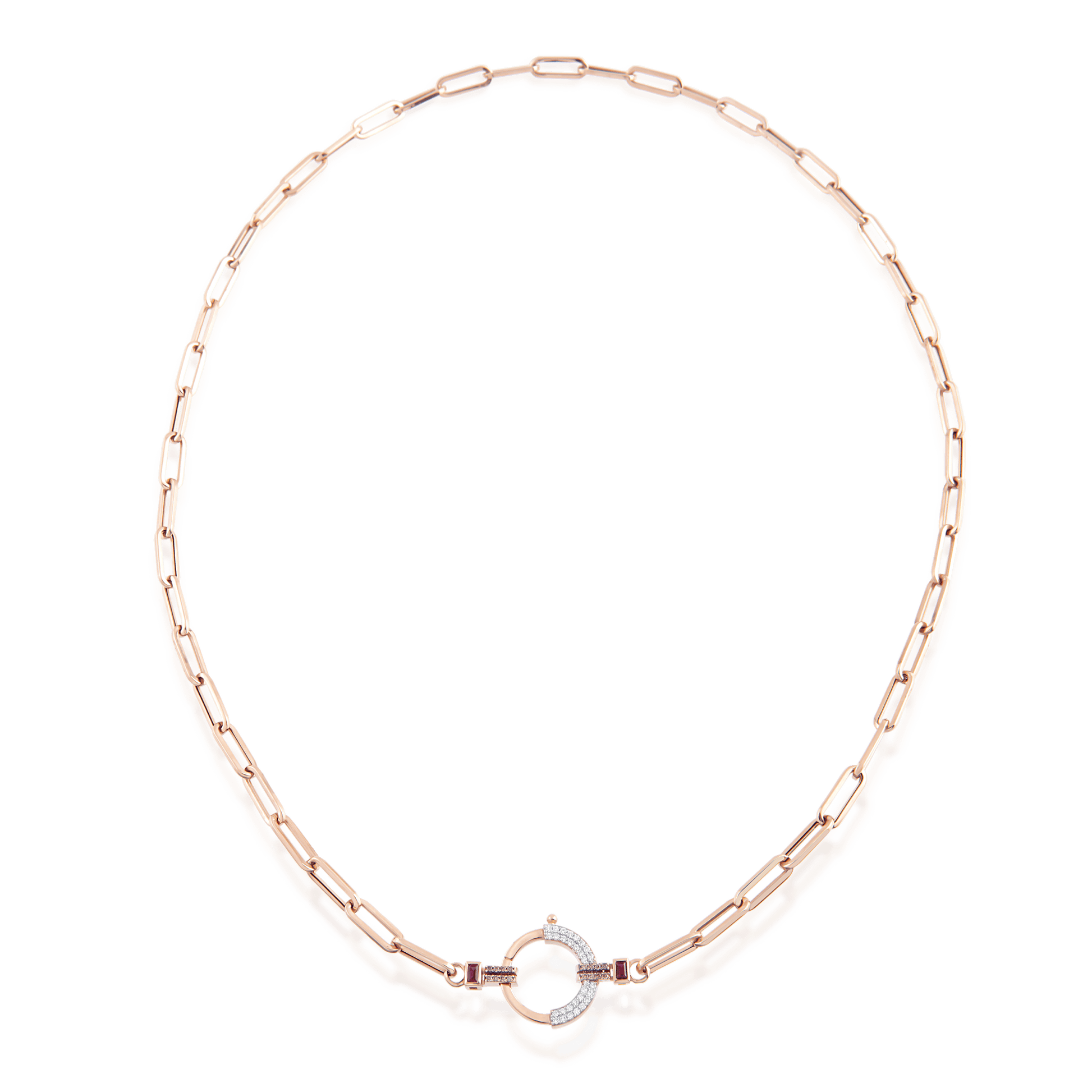 Baguette Chain 4 - Green Garnet