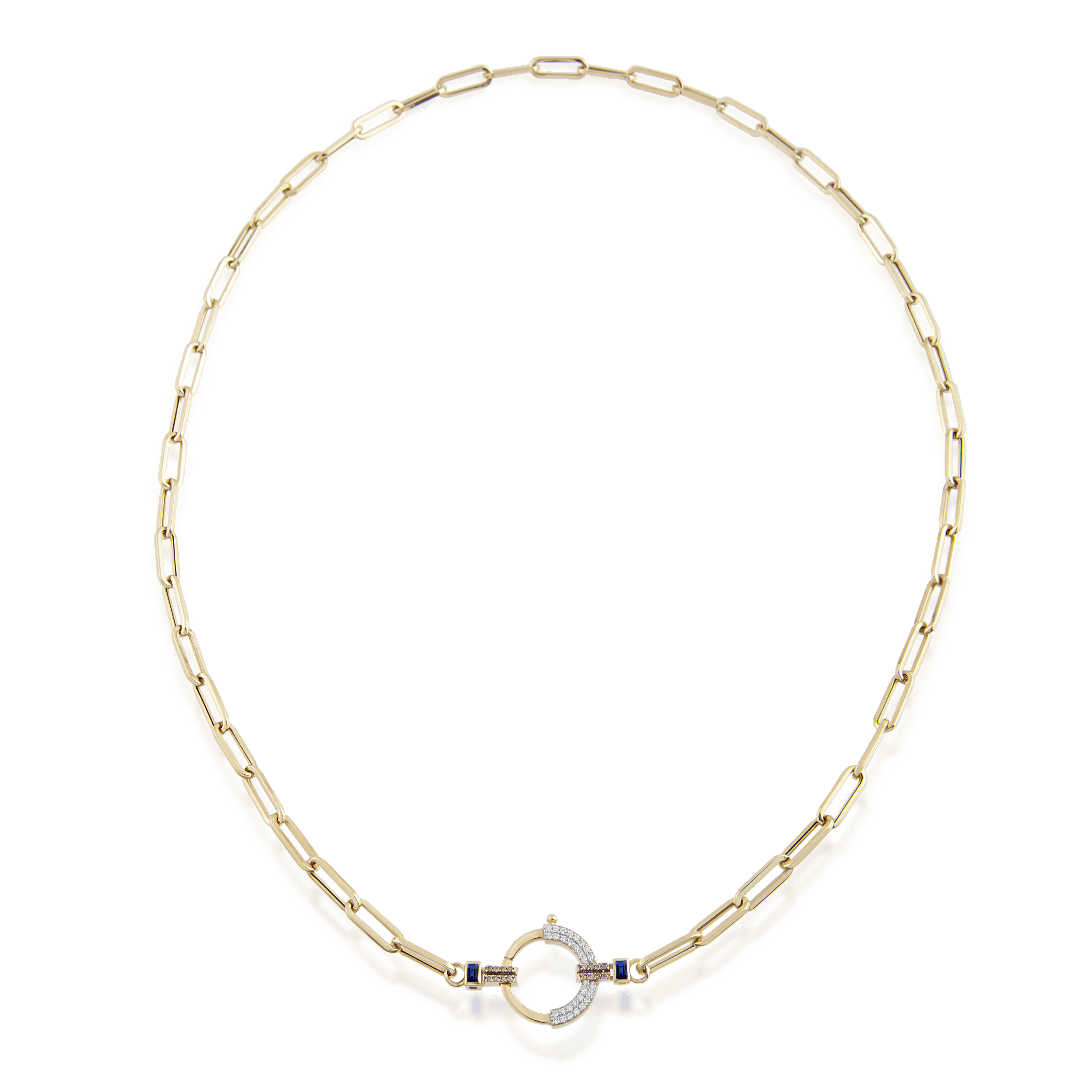 Baguette Chain 4 - Ruby
