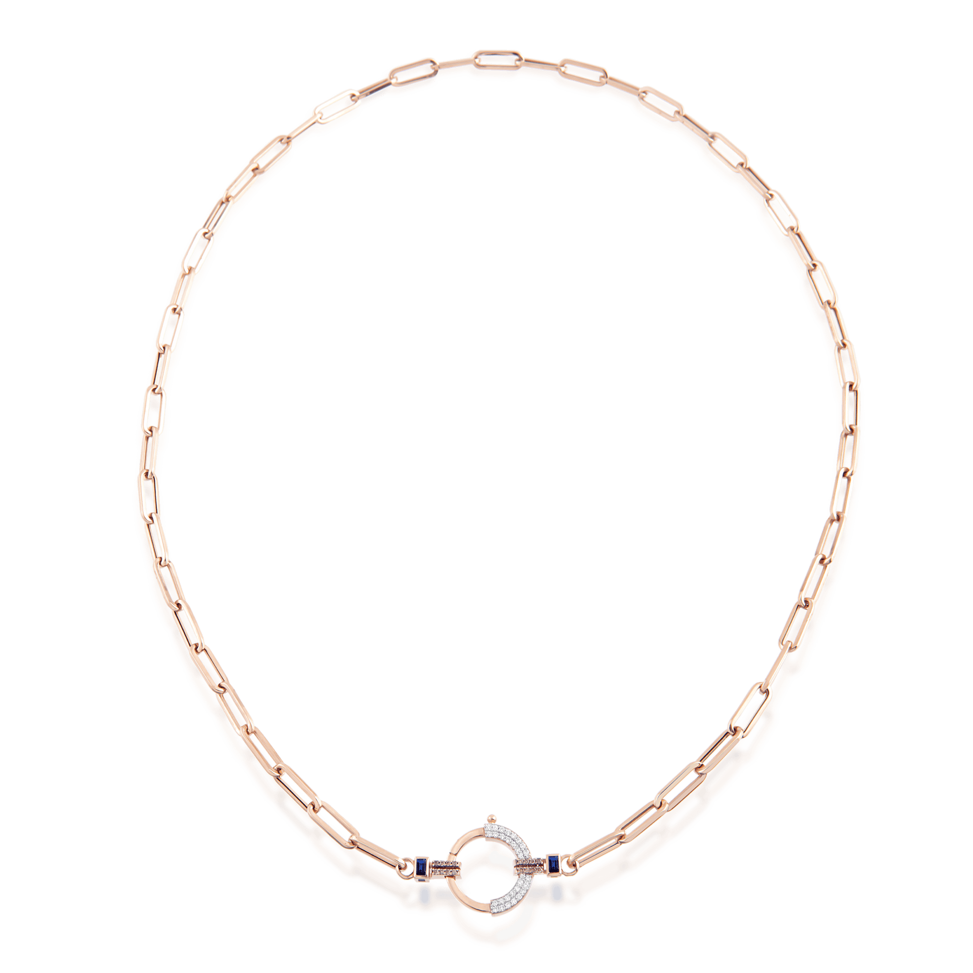 Baguette Chain 4 - Green Garnet