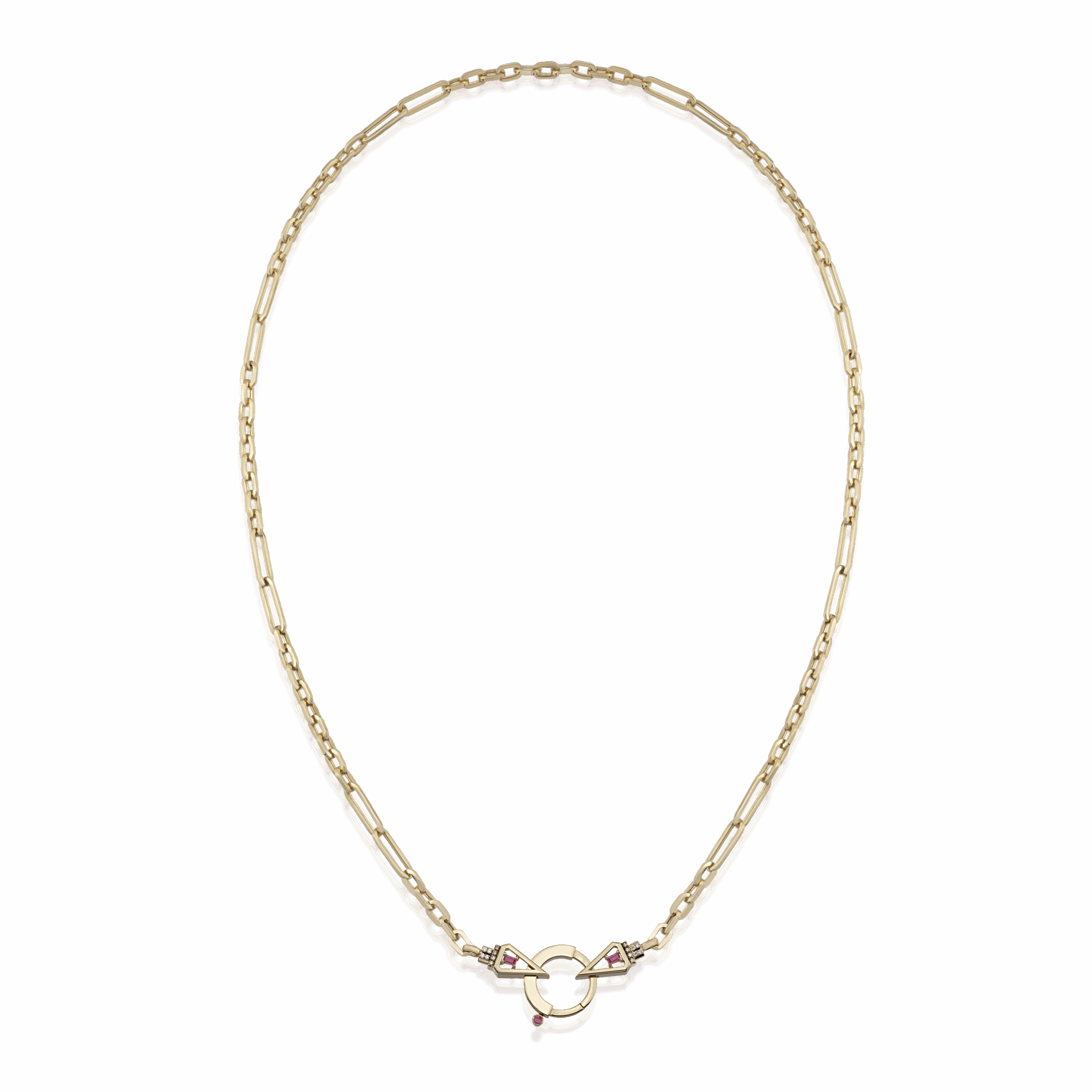 Baguette Zincir 10 - Yakut