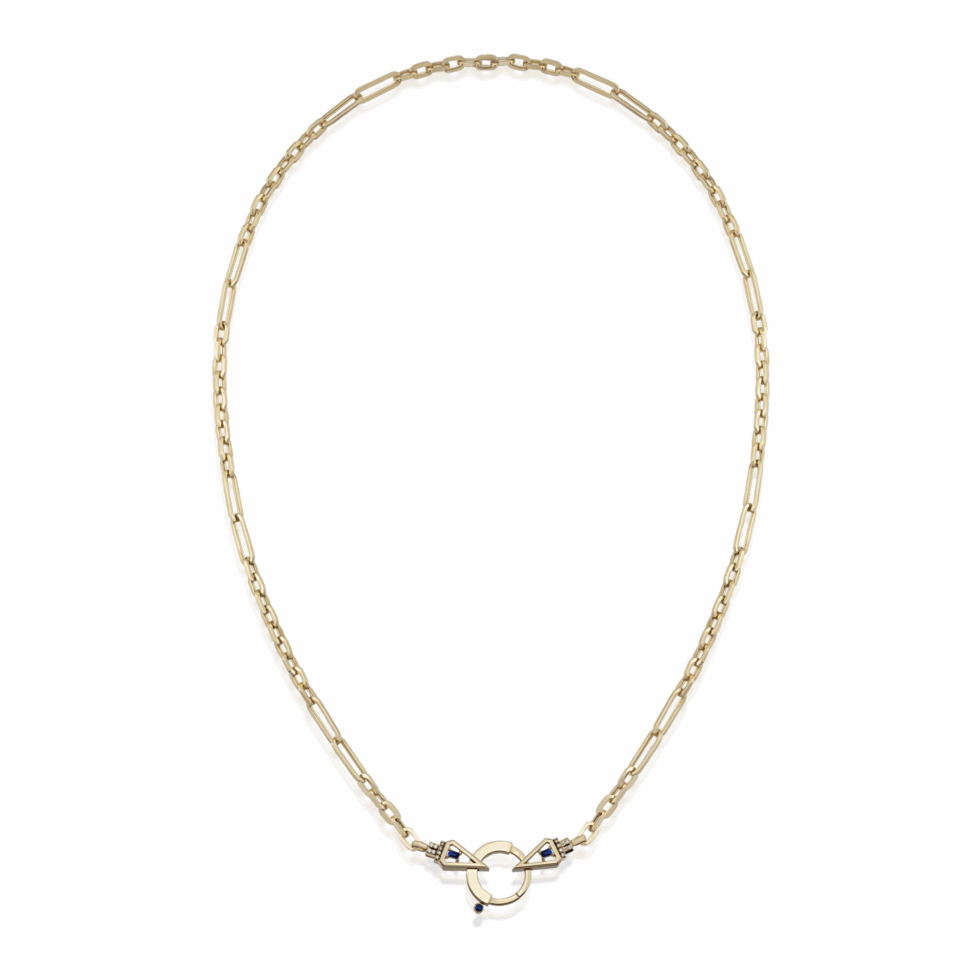 Baguette Chain 10 - Ruby