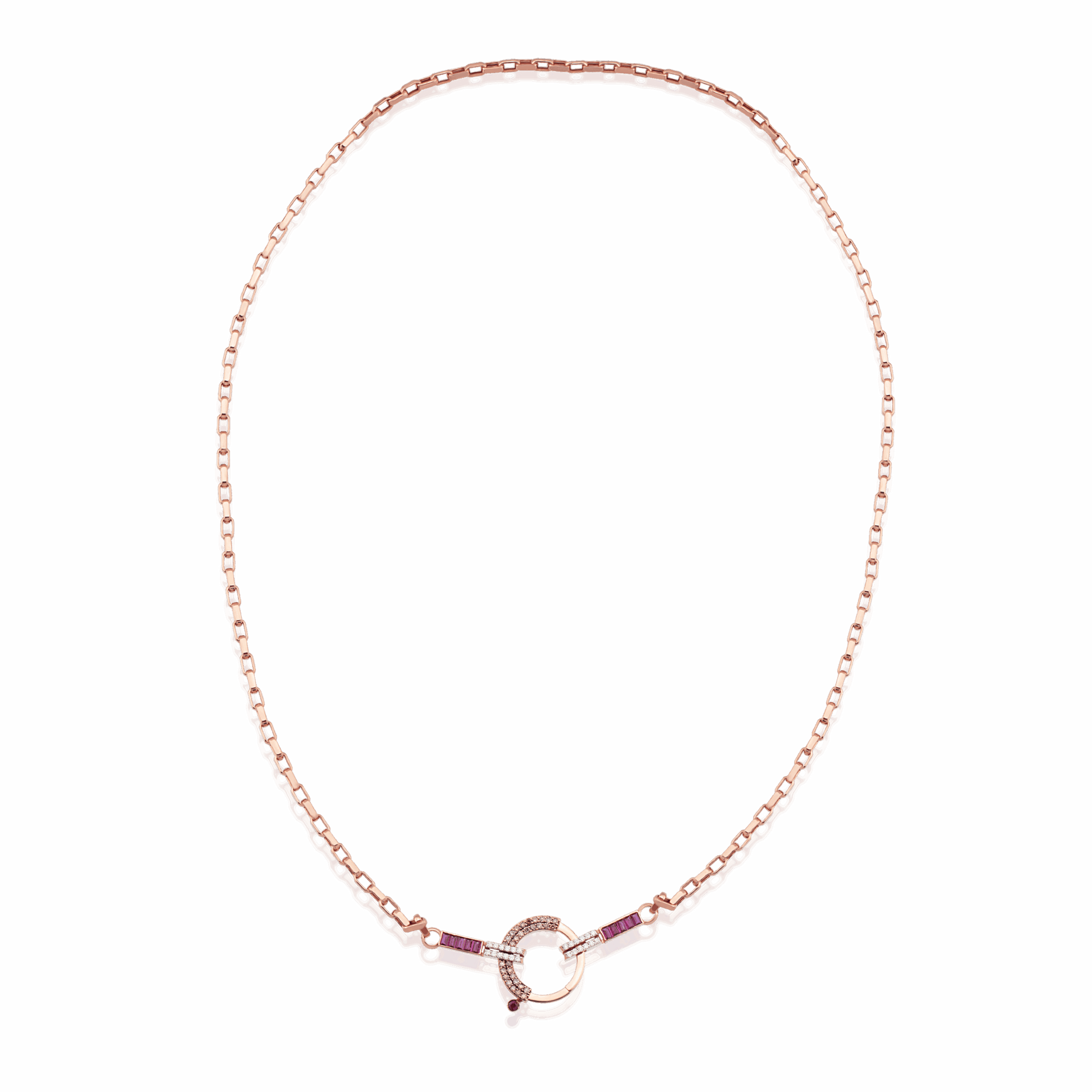 Baguette Zincir 11 - Yeşil Garnet