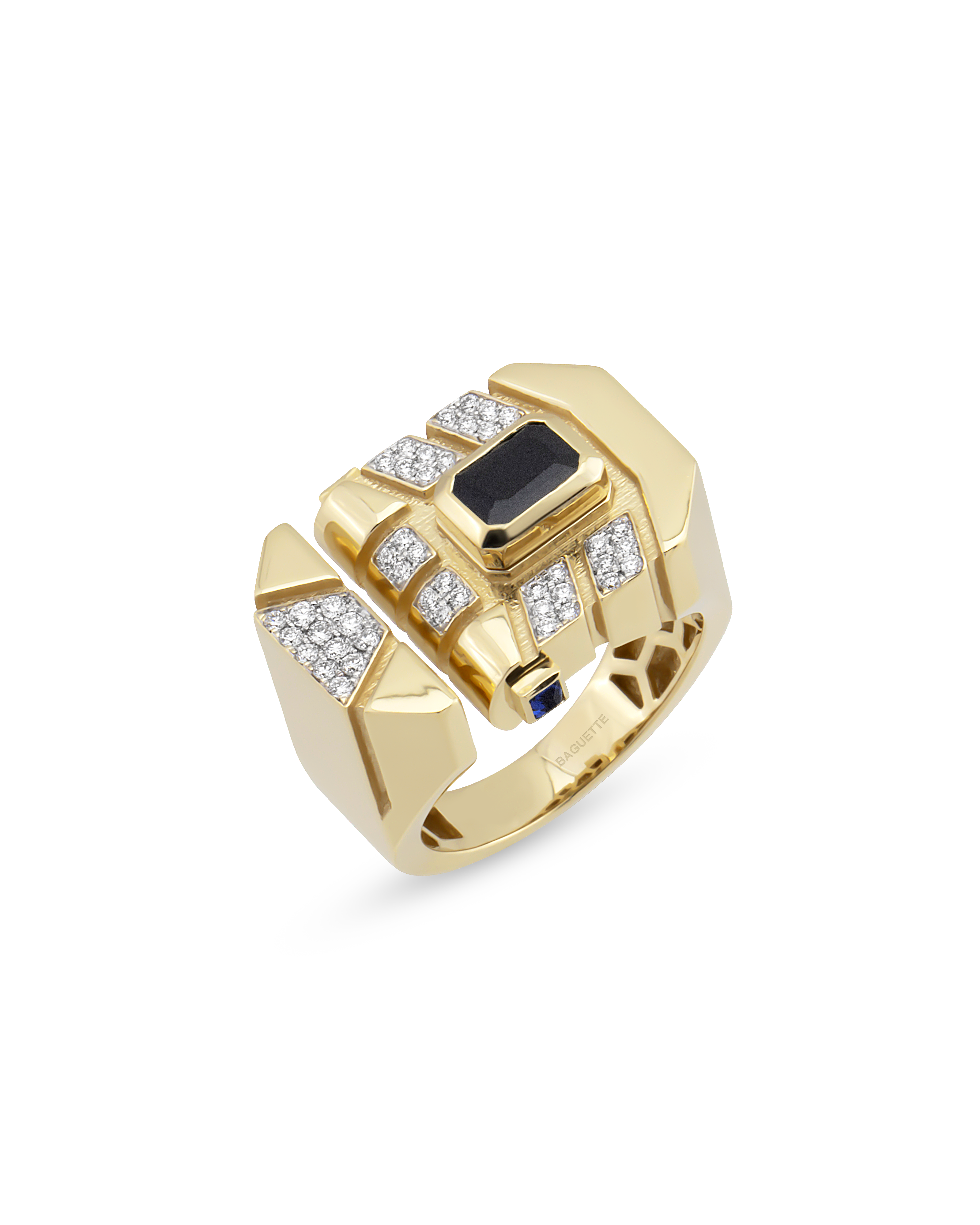 Era Square Ring - Ruby