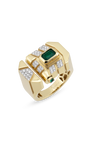 Era Bevel Emerald Yüzük