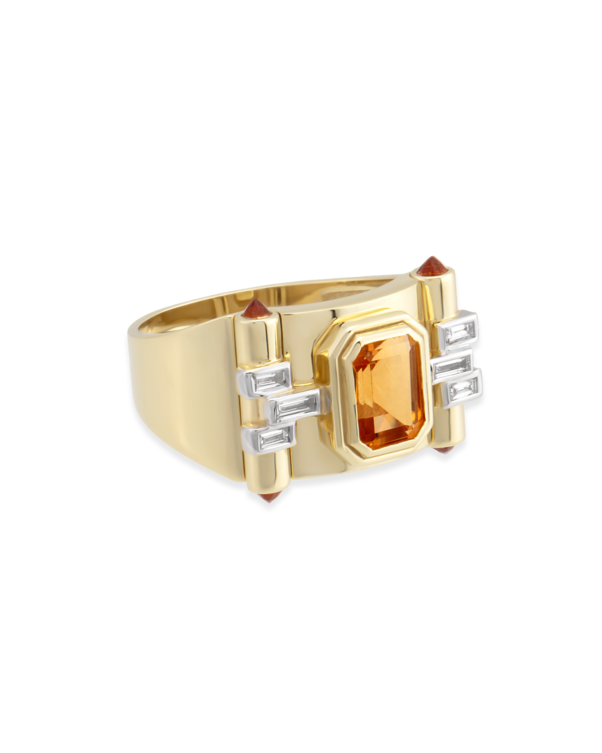 Greta Petit Citrine Yüzük