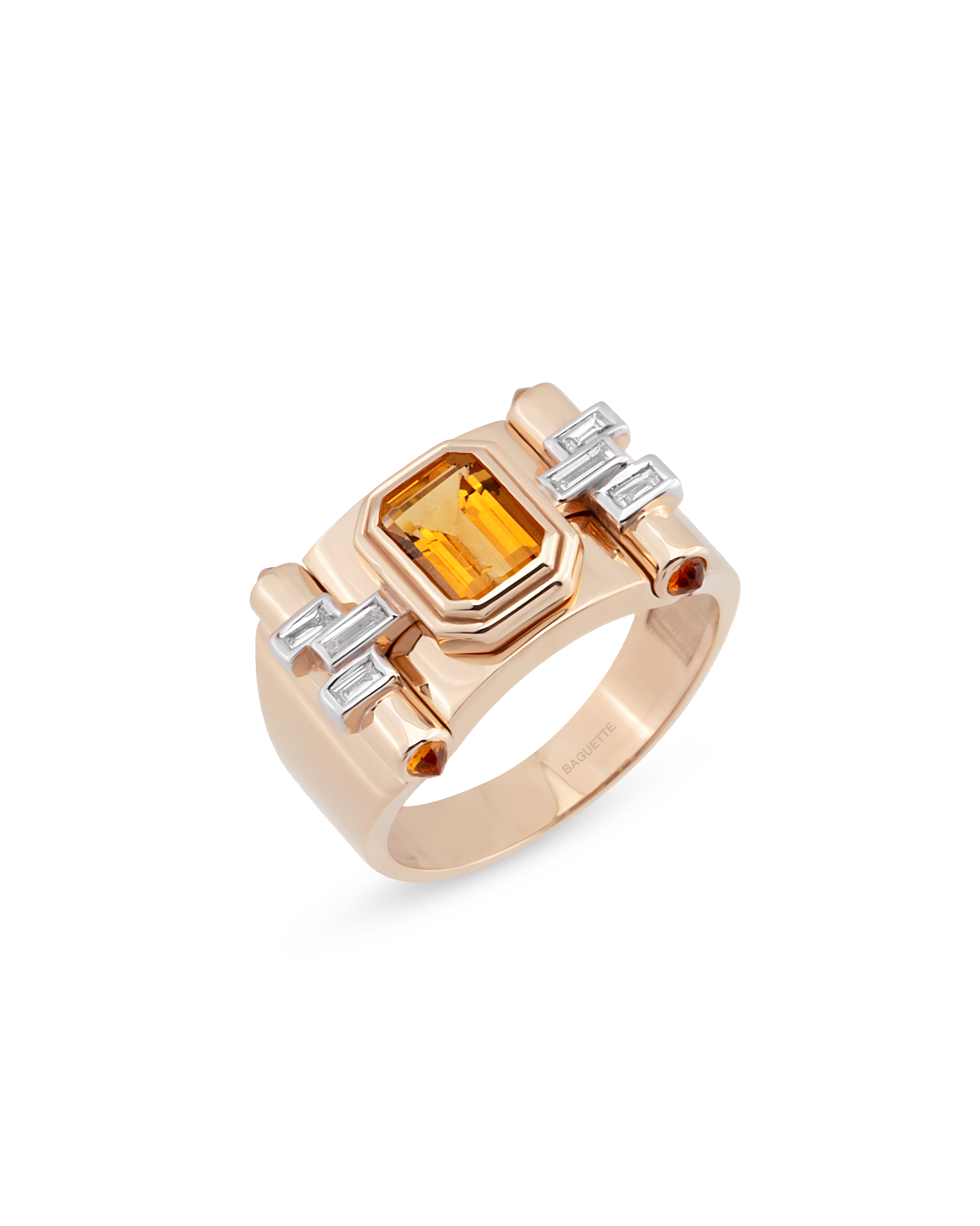 Greta Petit Citrine Yüzük