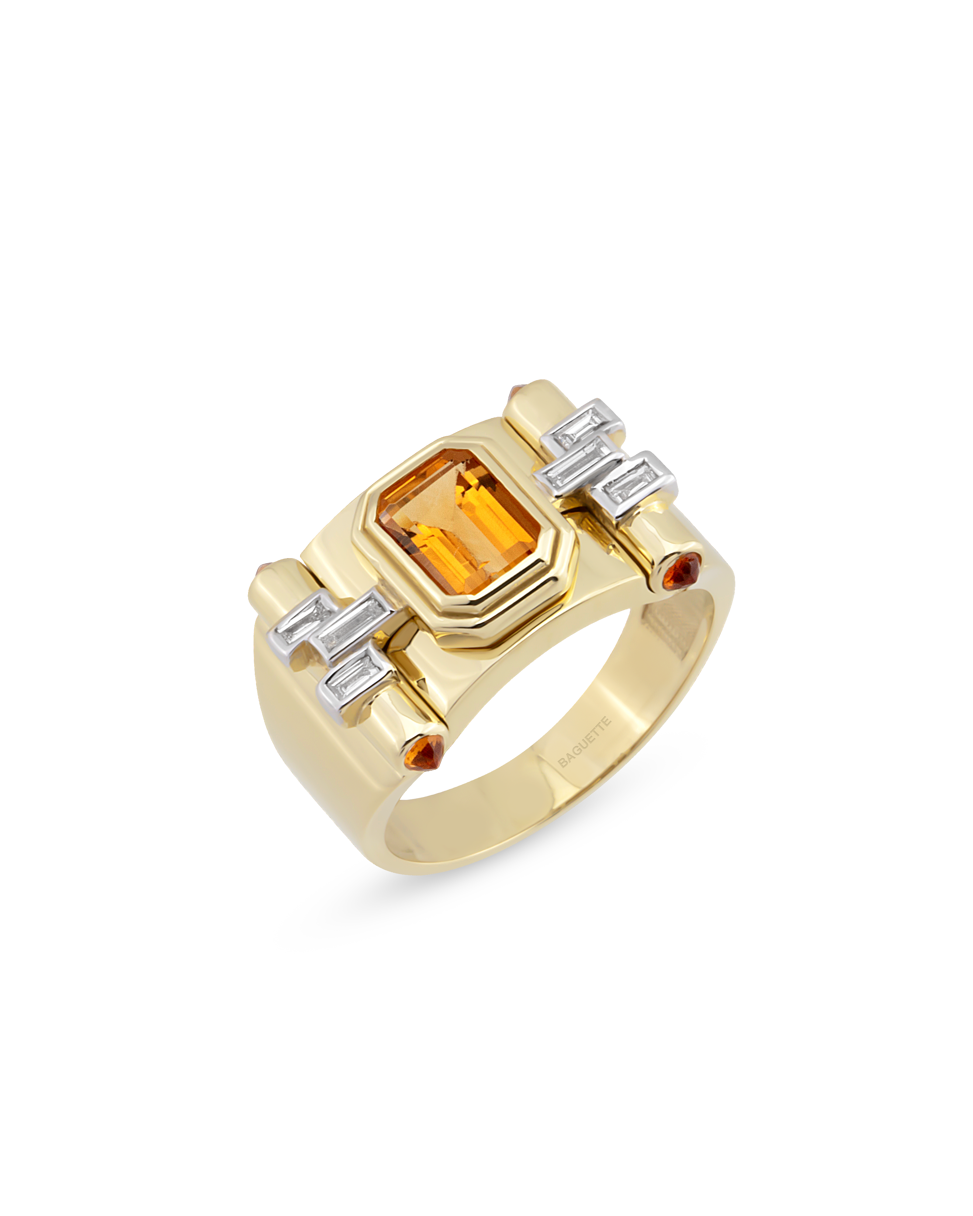 Greta Petit Citrine Yüzük