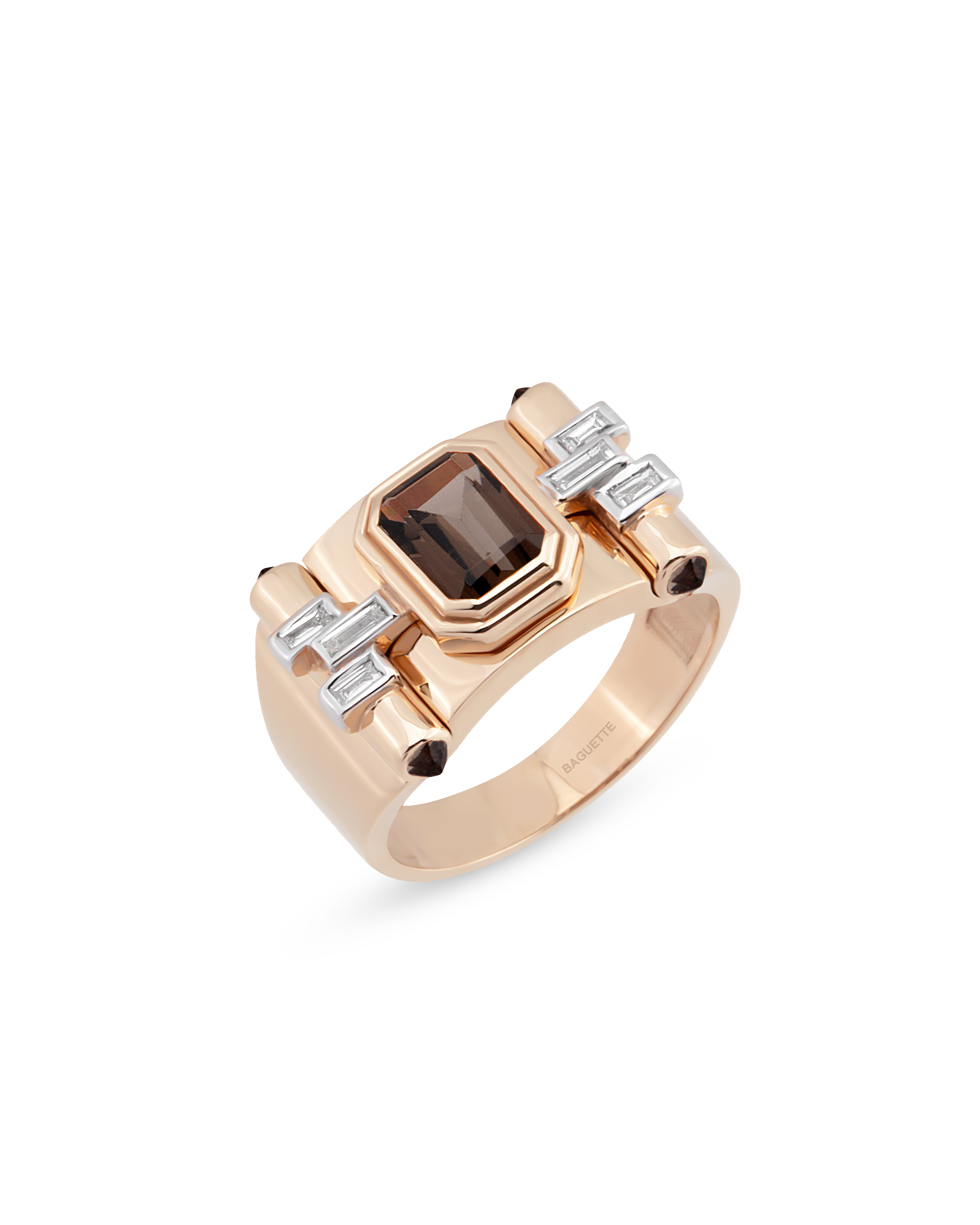 Greta Petit Smoky Topaz Yüzük