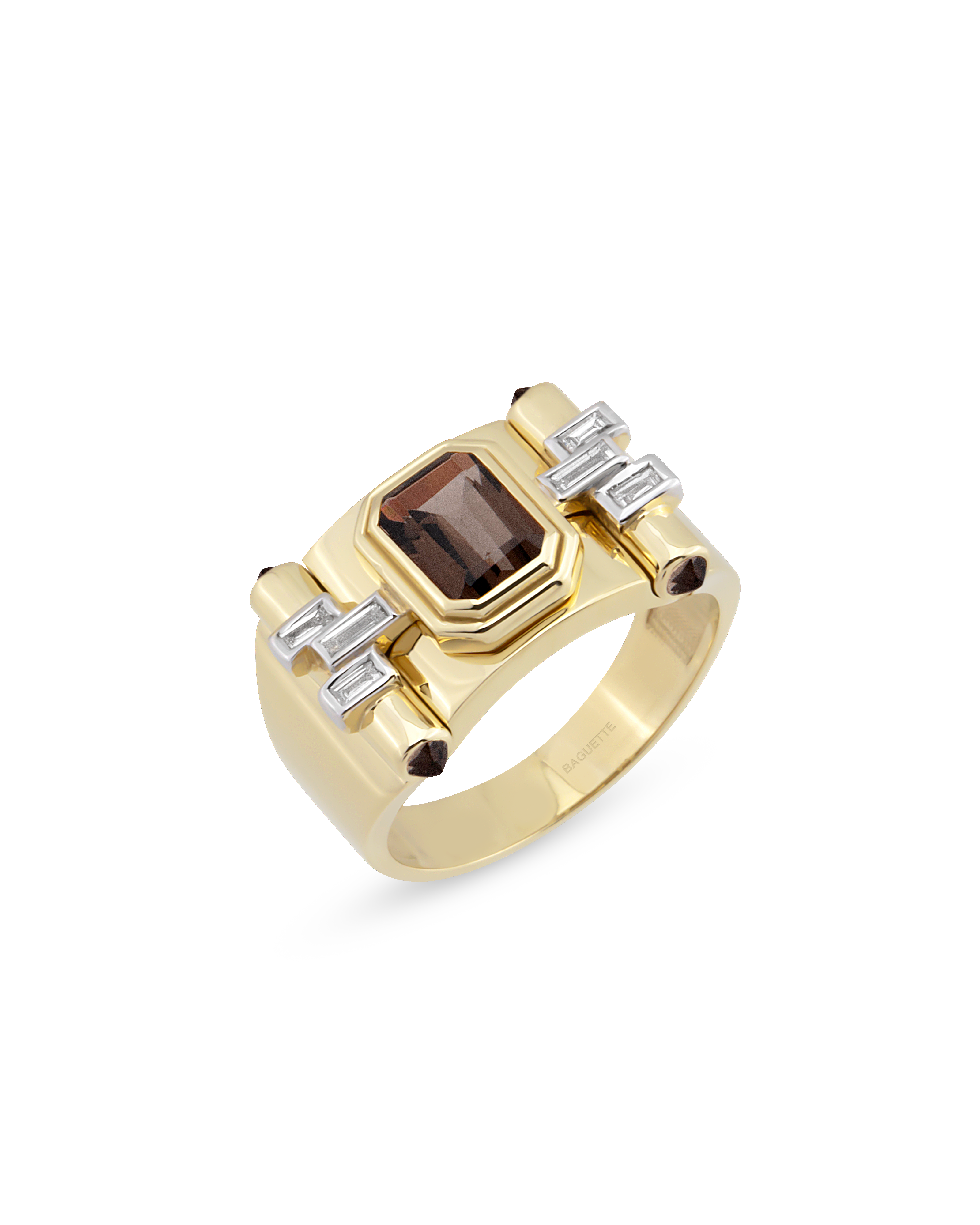 Greta Petit Smoky Topaz Yüzük