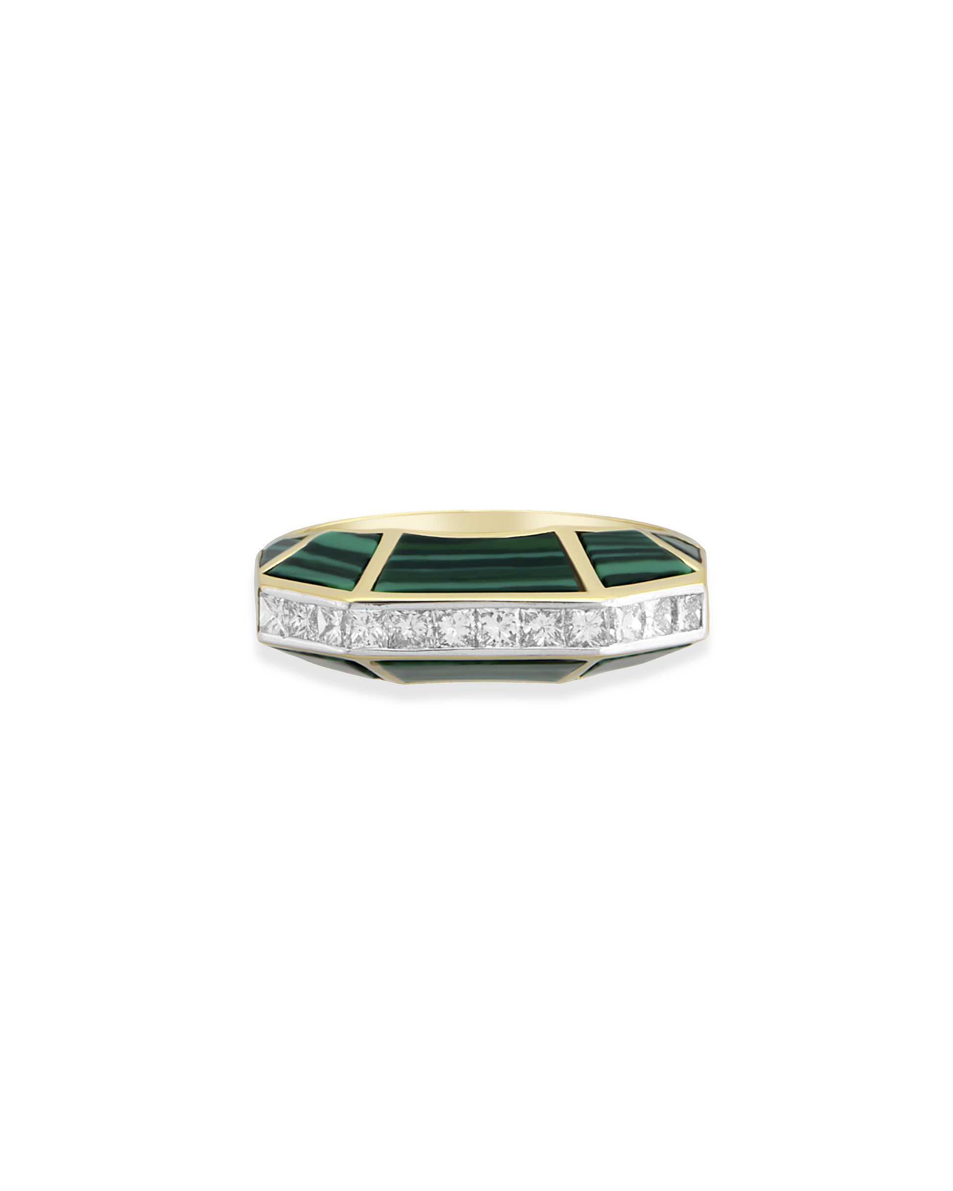 Jolin Ring - Multi-Stone Green