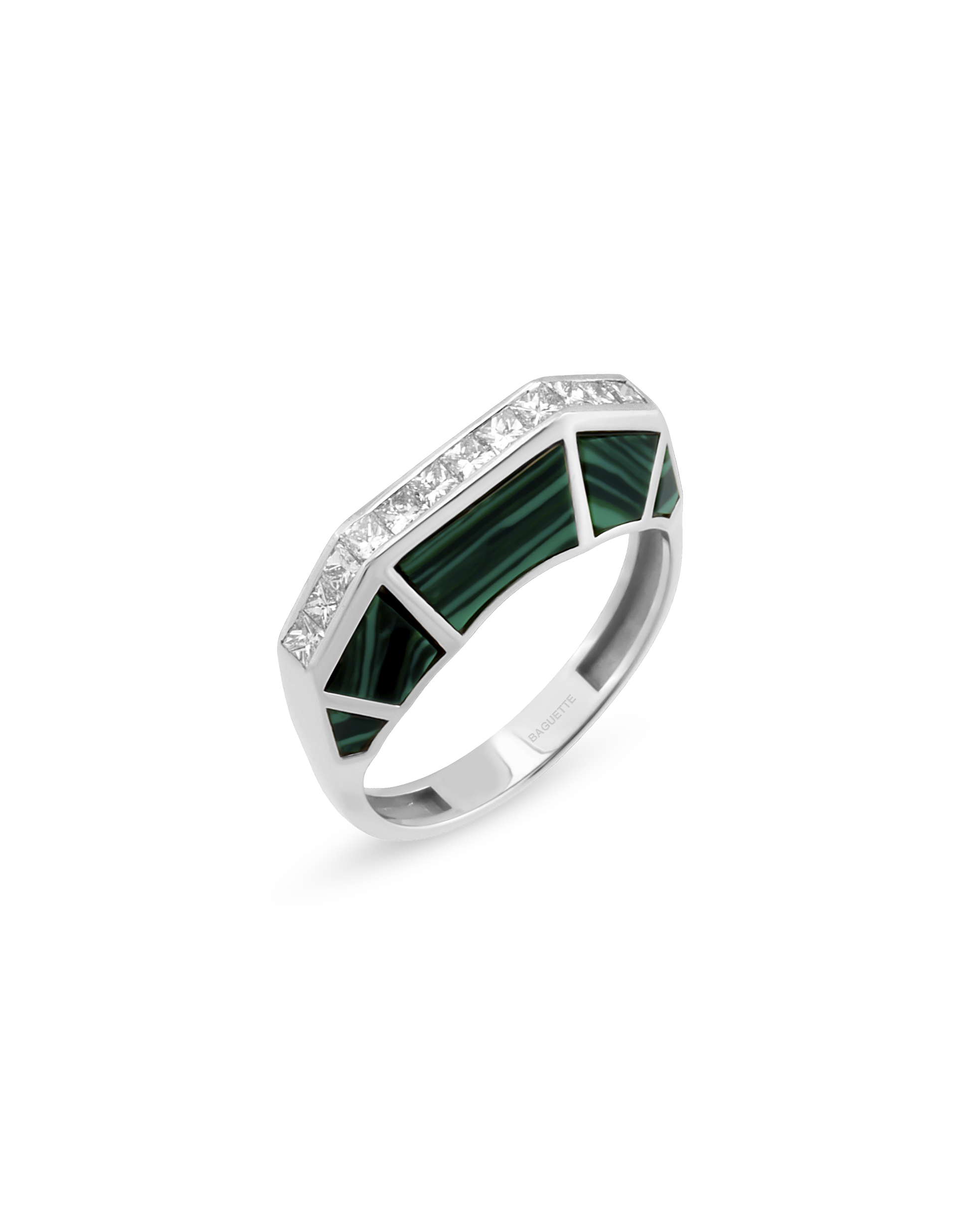 Jolin Ring - Multi-Stone Green