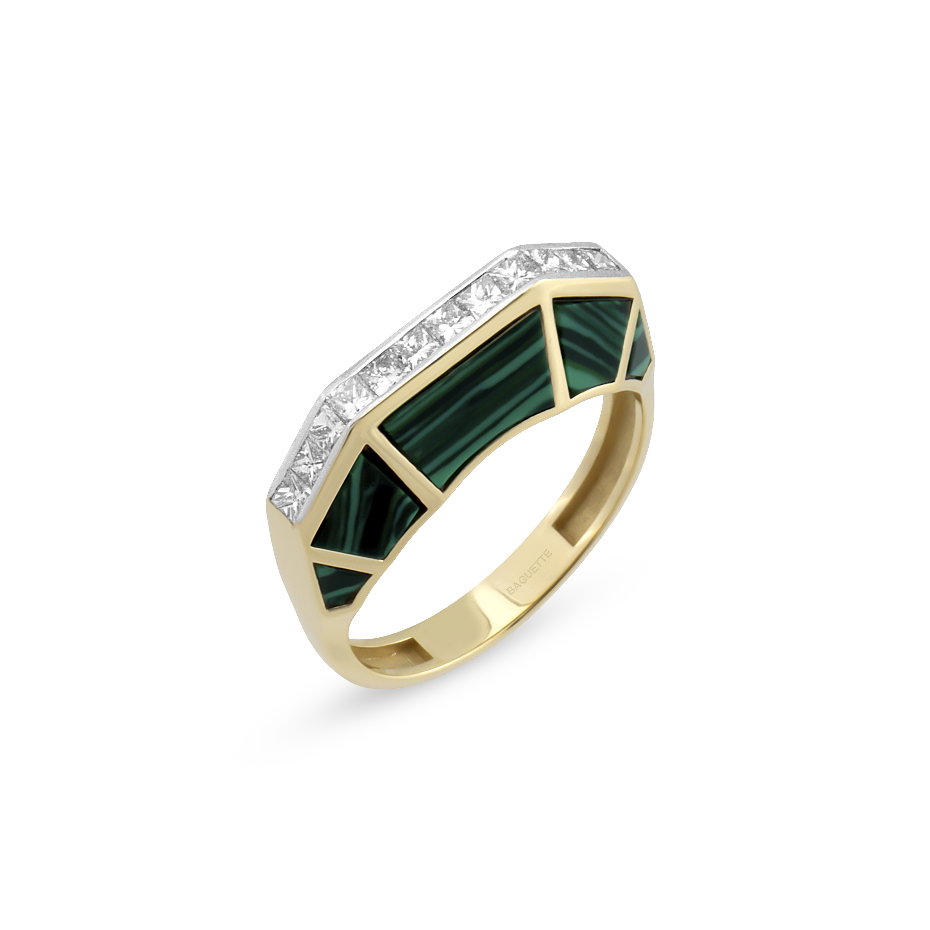 Jolin Ring - Multi-Stone Green