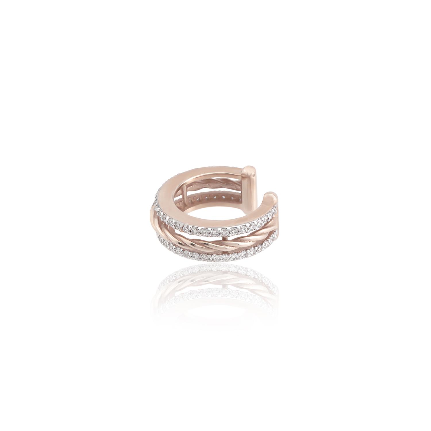 Twist Model Cuff Küpe