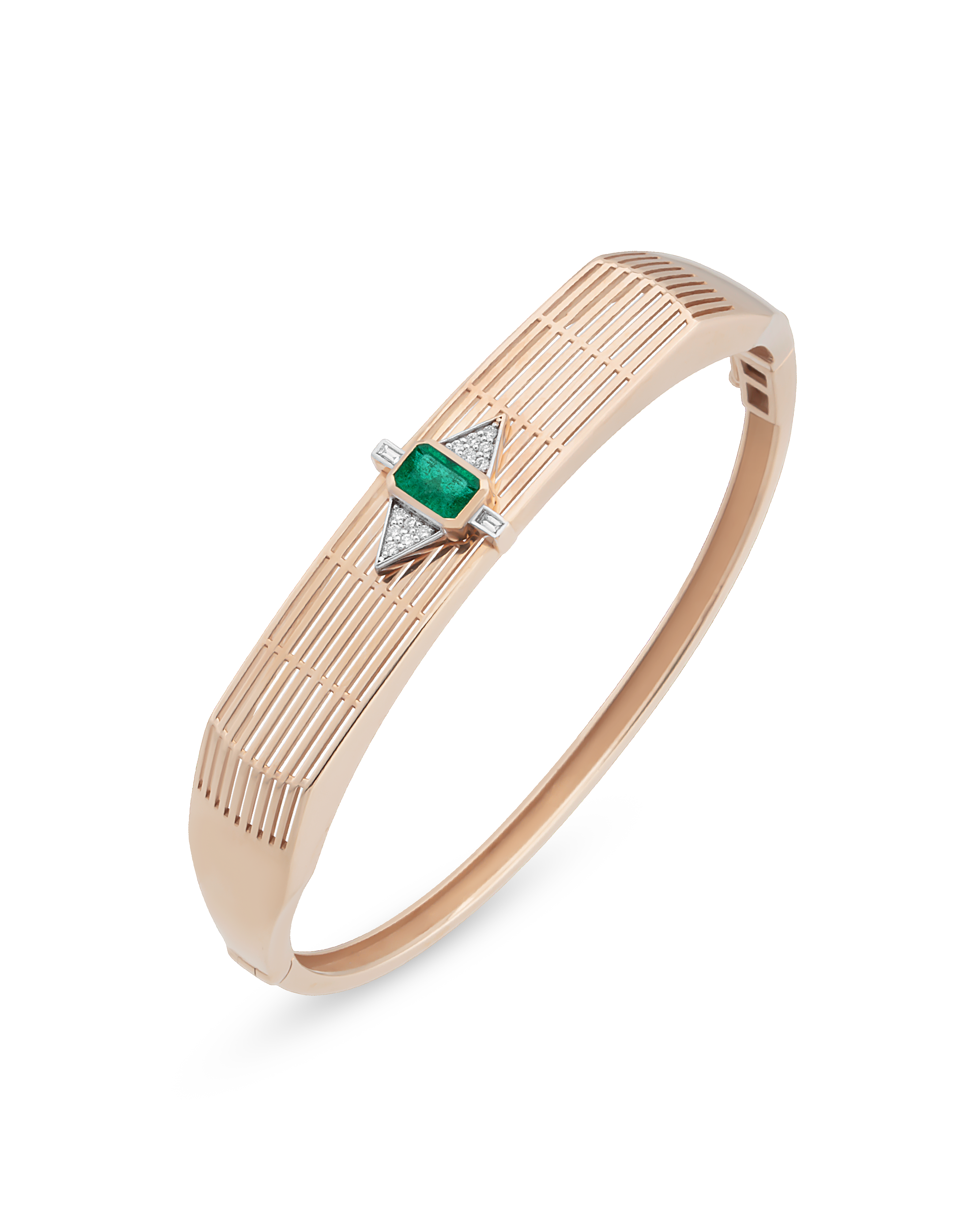 Chiara Tria Emerald Kelepçe Bileklik