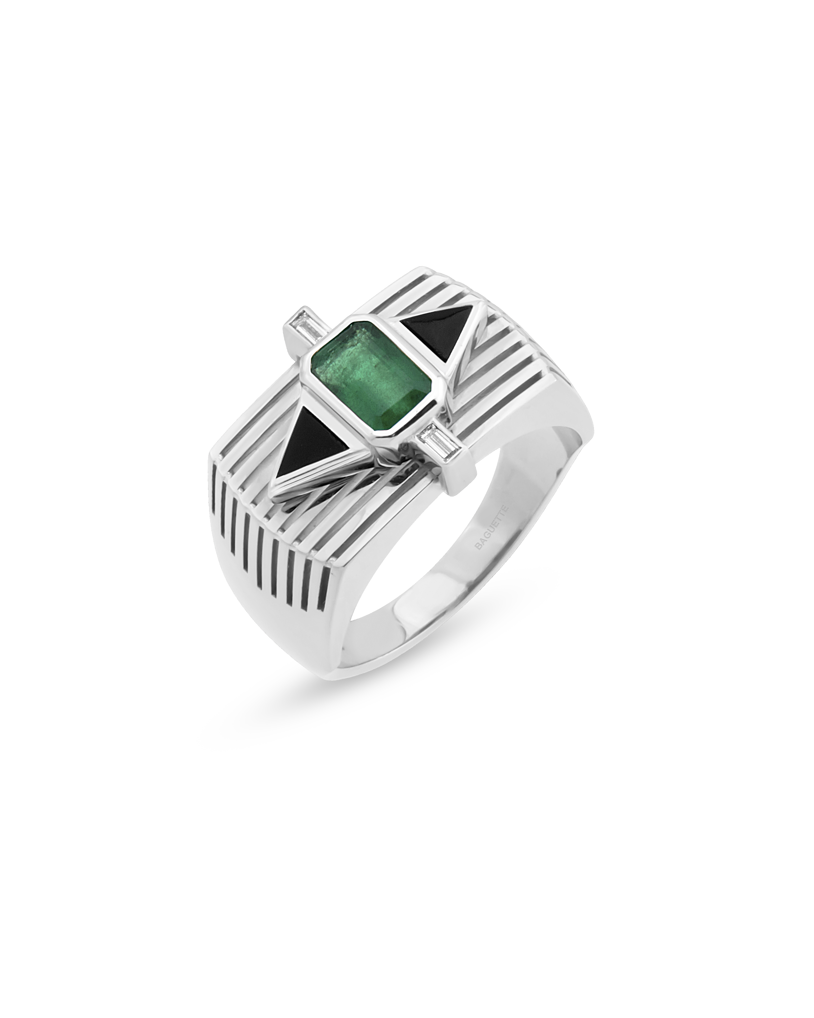 Chiara Tria Emerald Yüzük