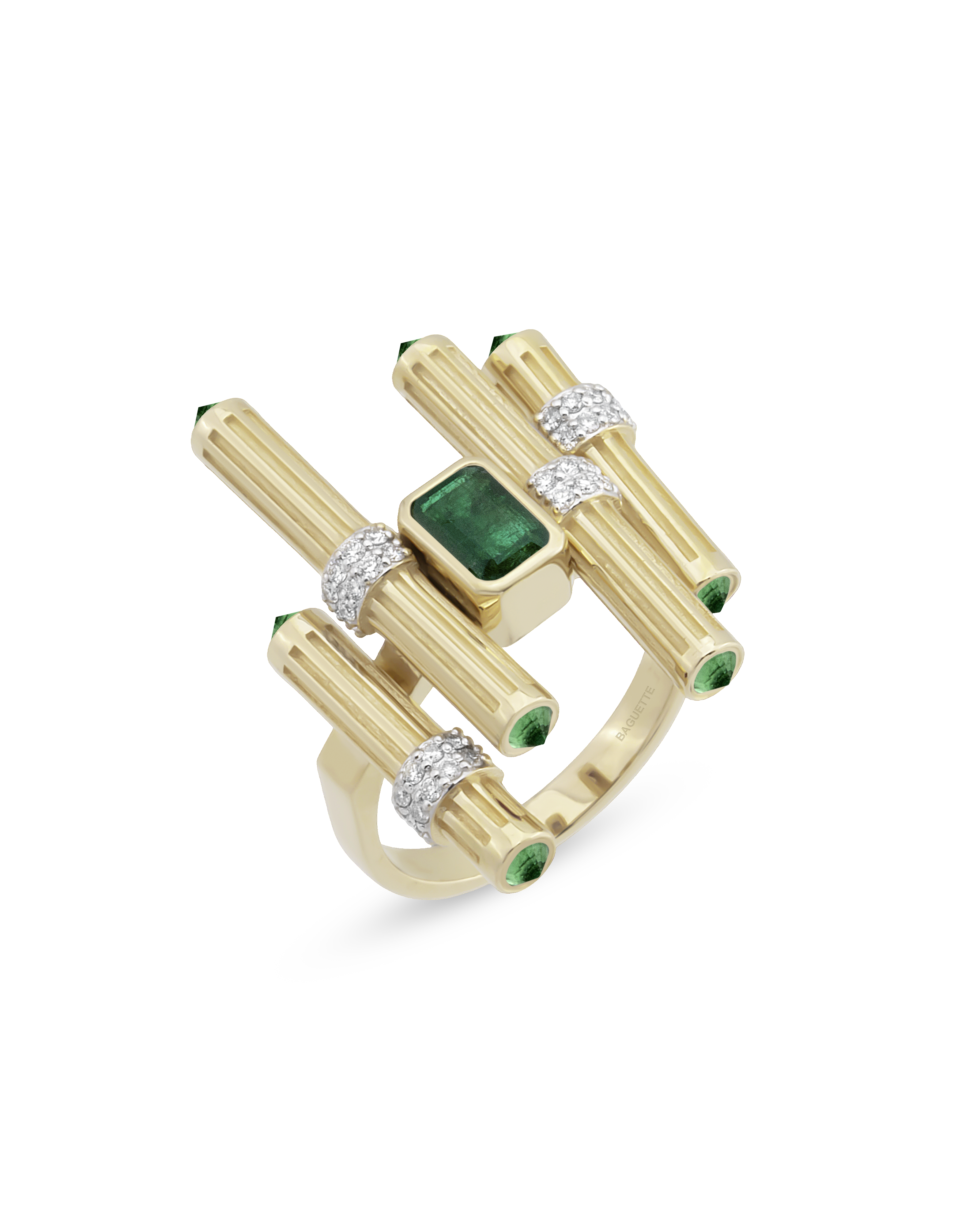 Gloria Ligna Emerald Yüzük