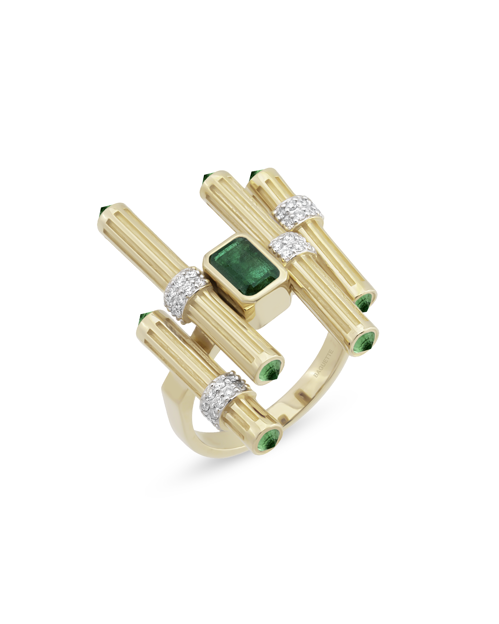 Gloria Ligna Emerald Yüzük