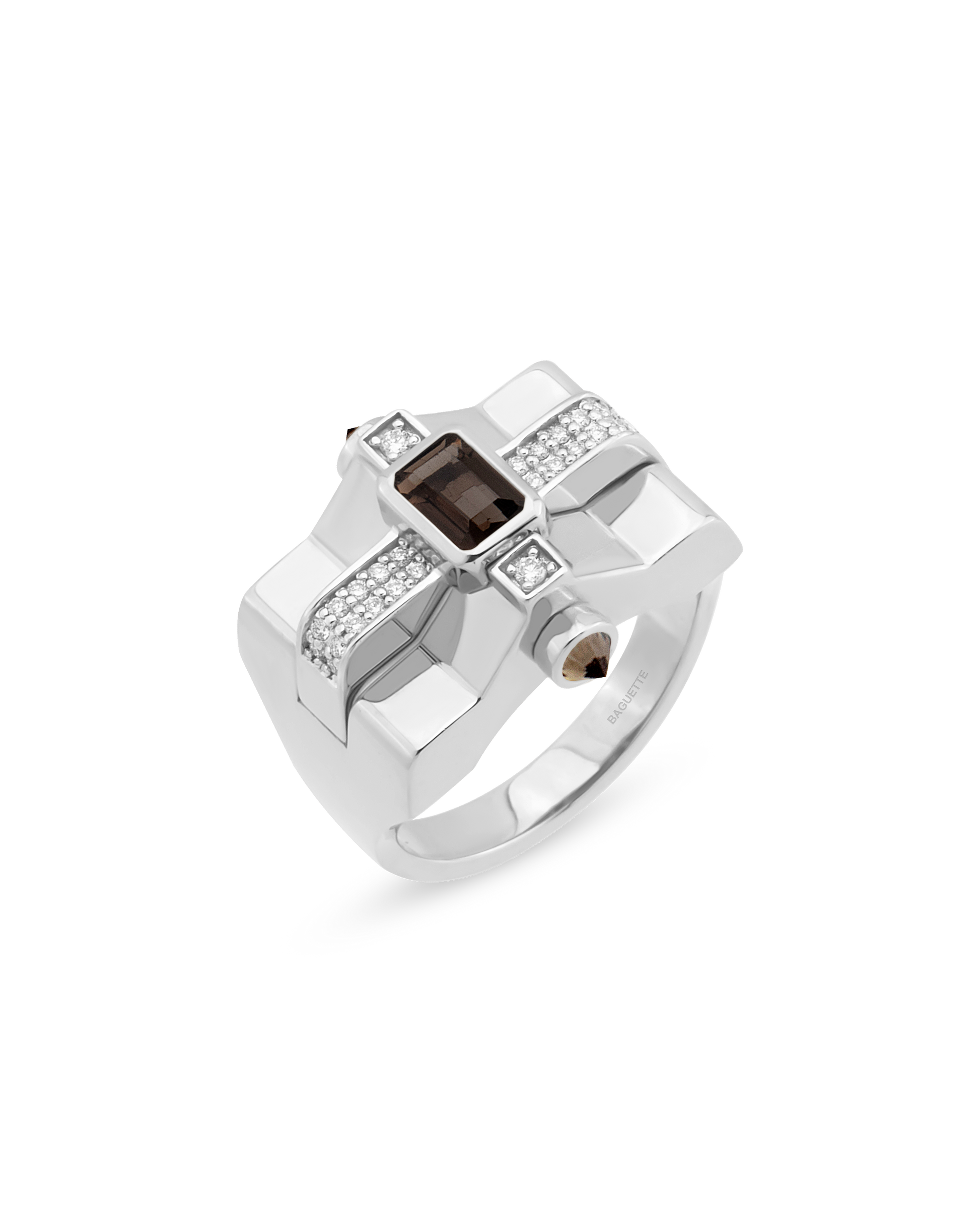 Emma Smoky Topaz Yüzük