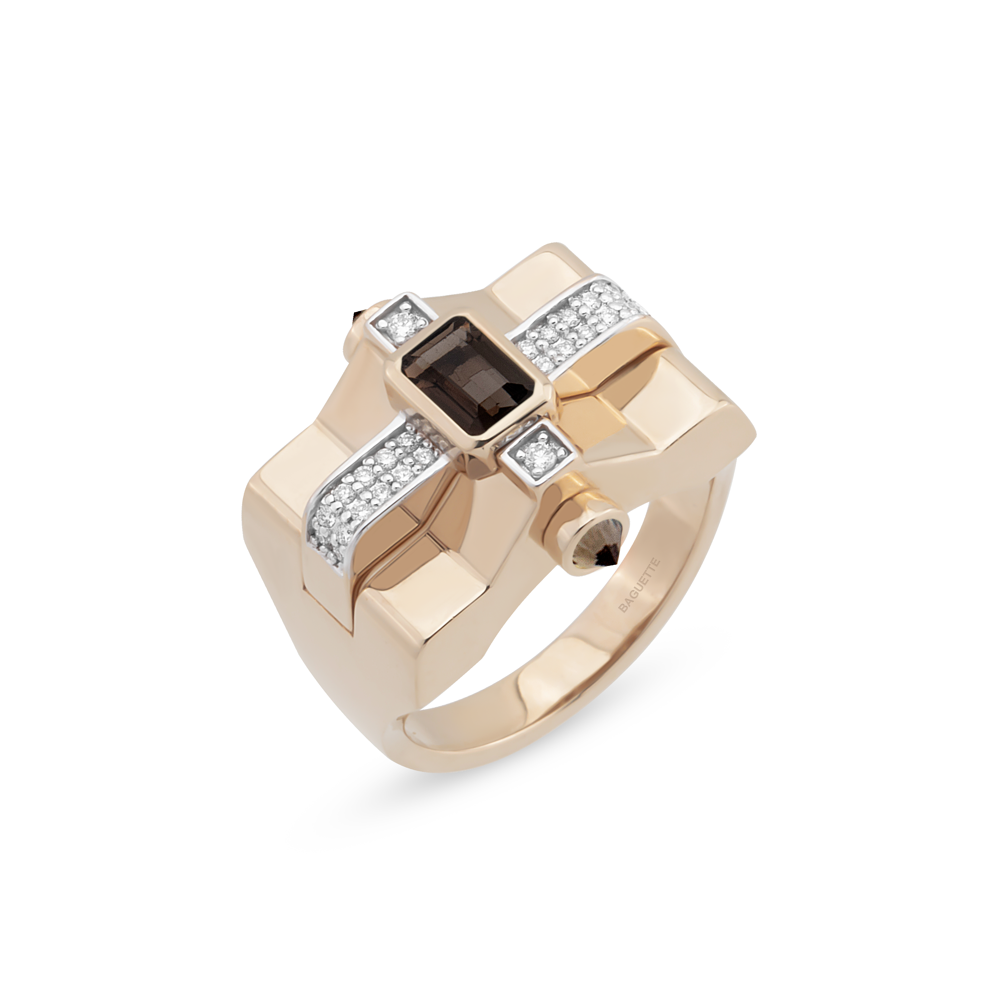 Emma Smoky Topaz Yüzük