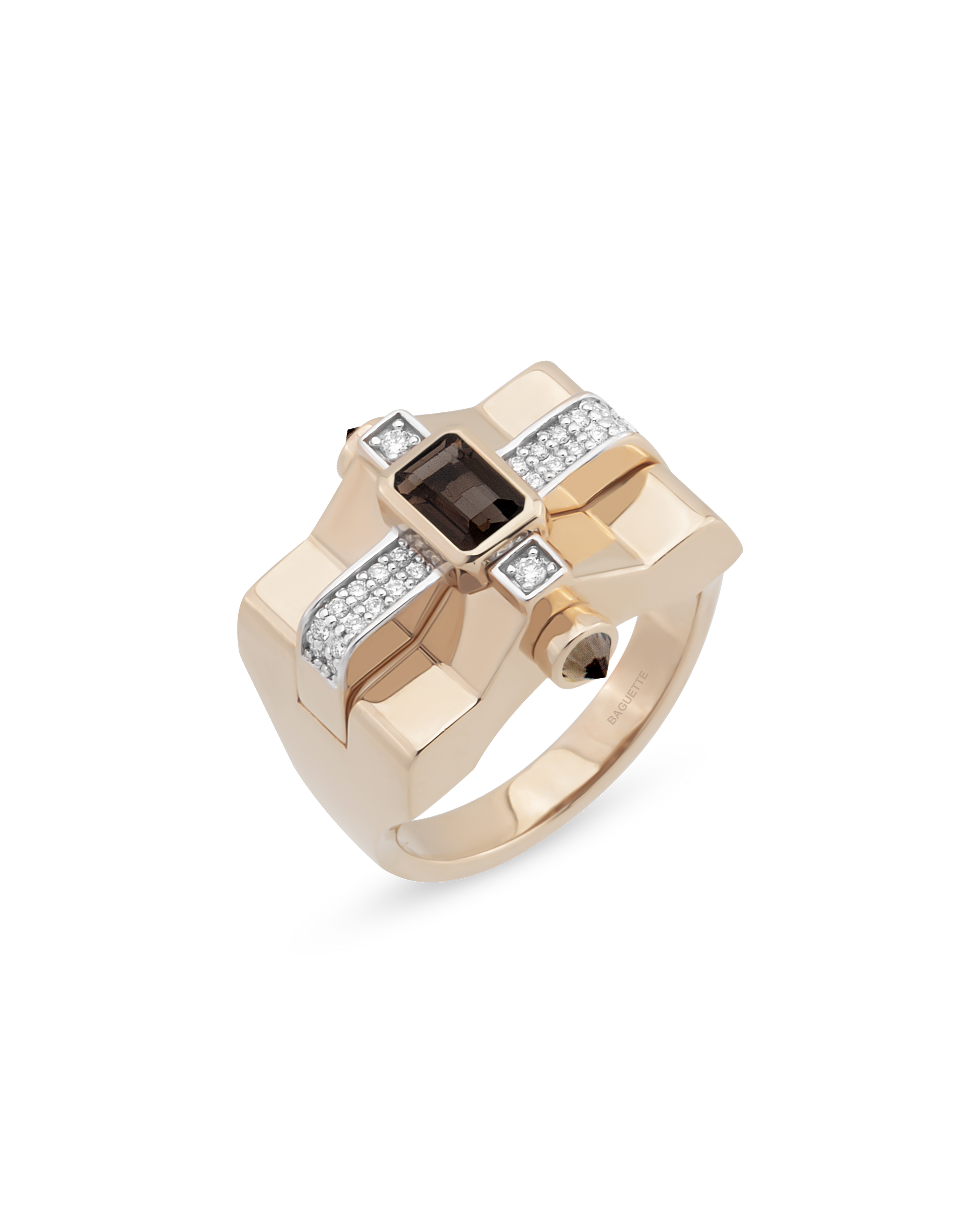 Emma Smoky Topaz Yüzük