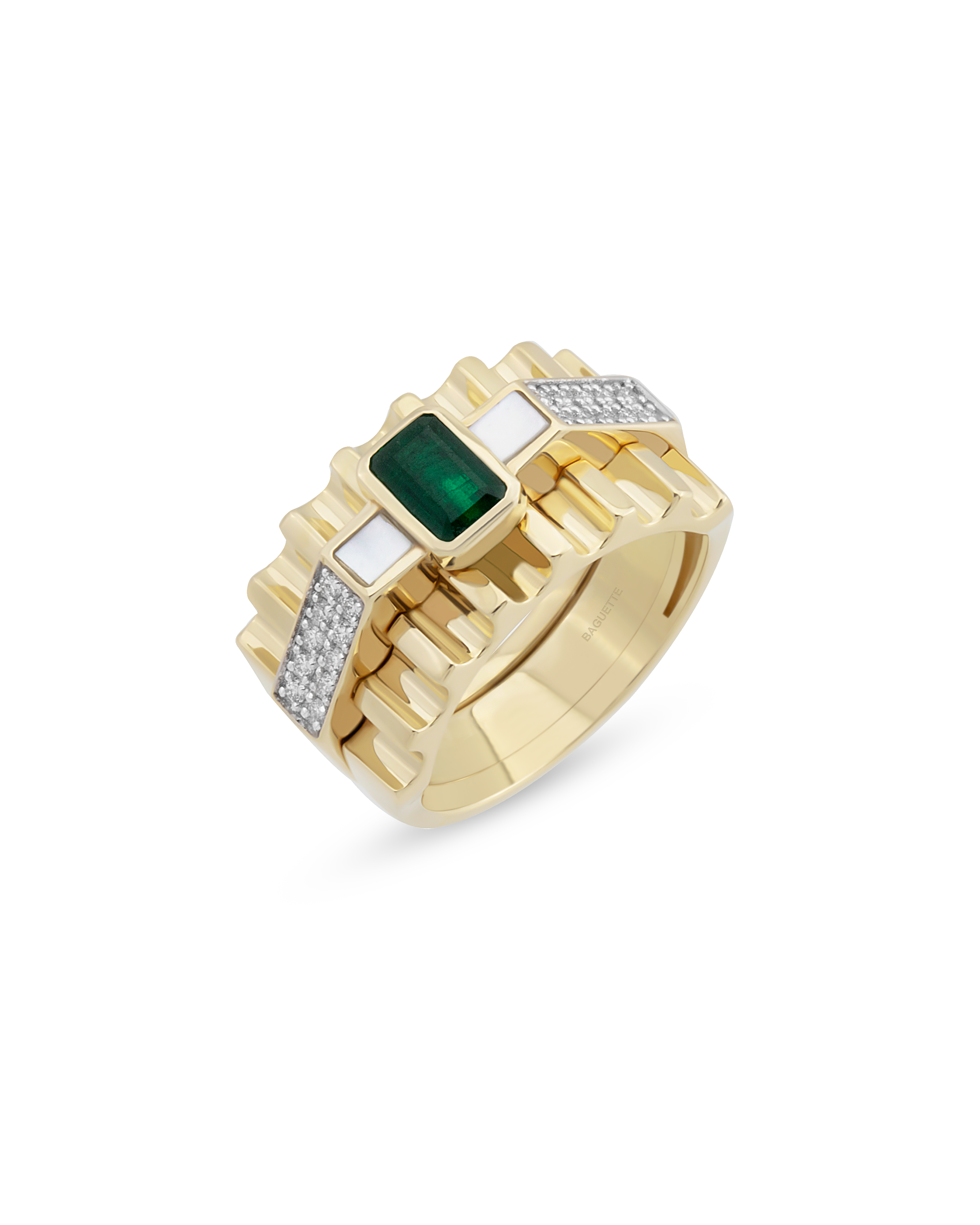 Audelia Ring - Emerald