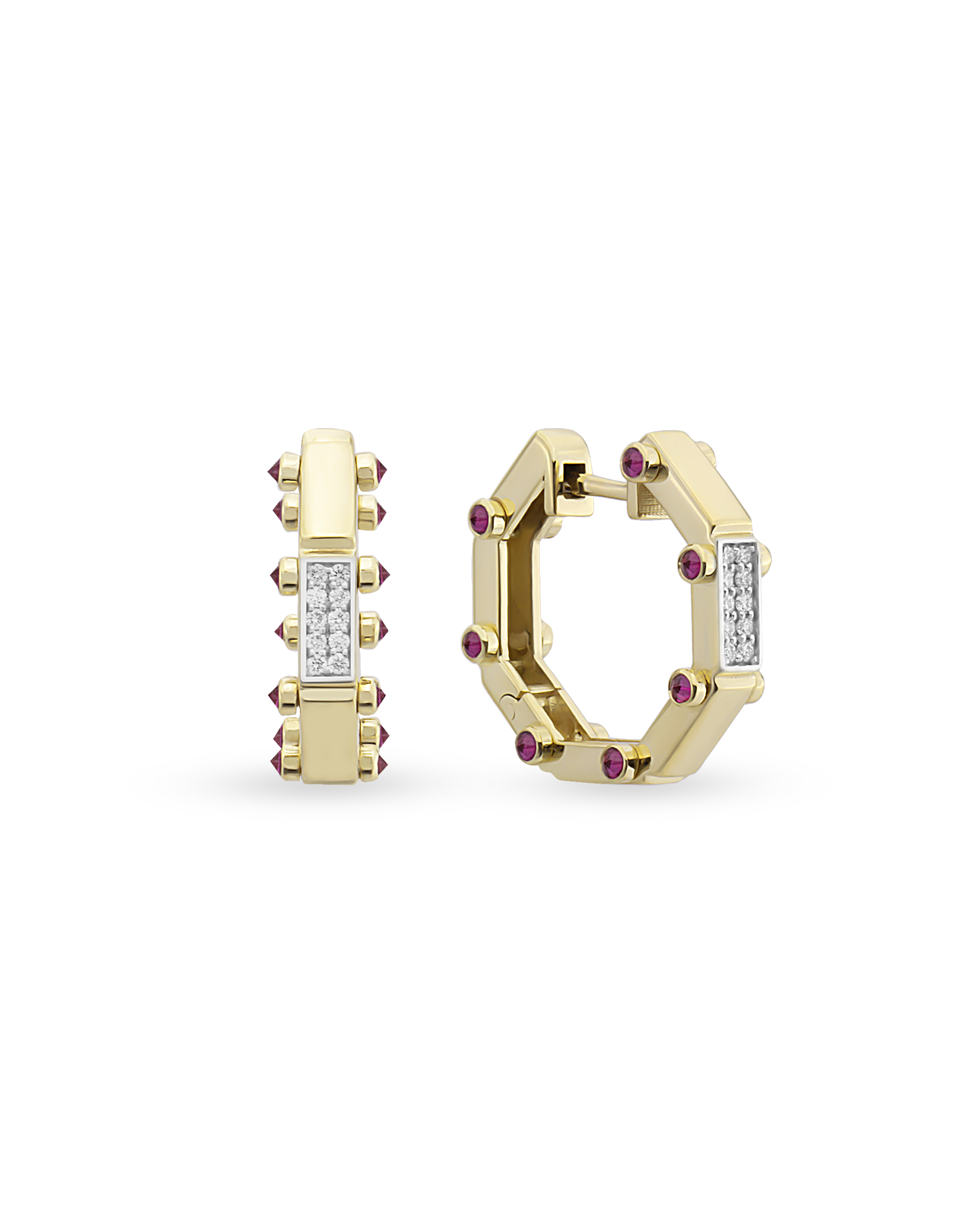 Carla Earrings - Few Stones (Small Size)