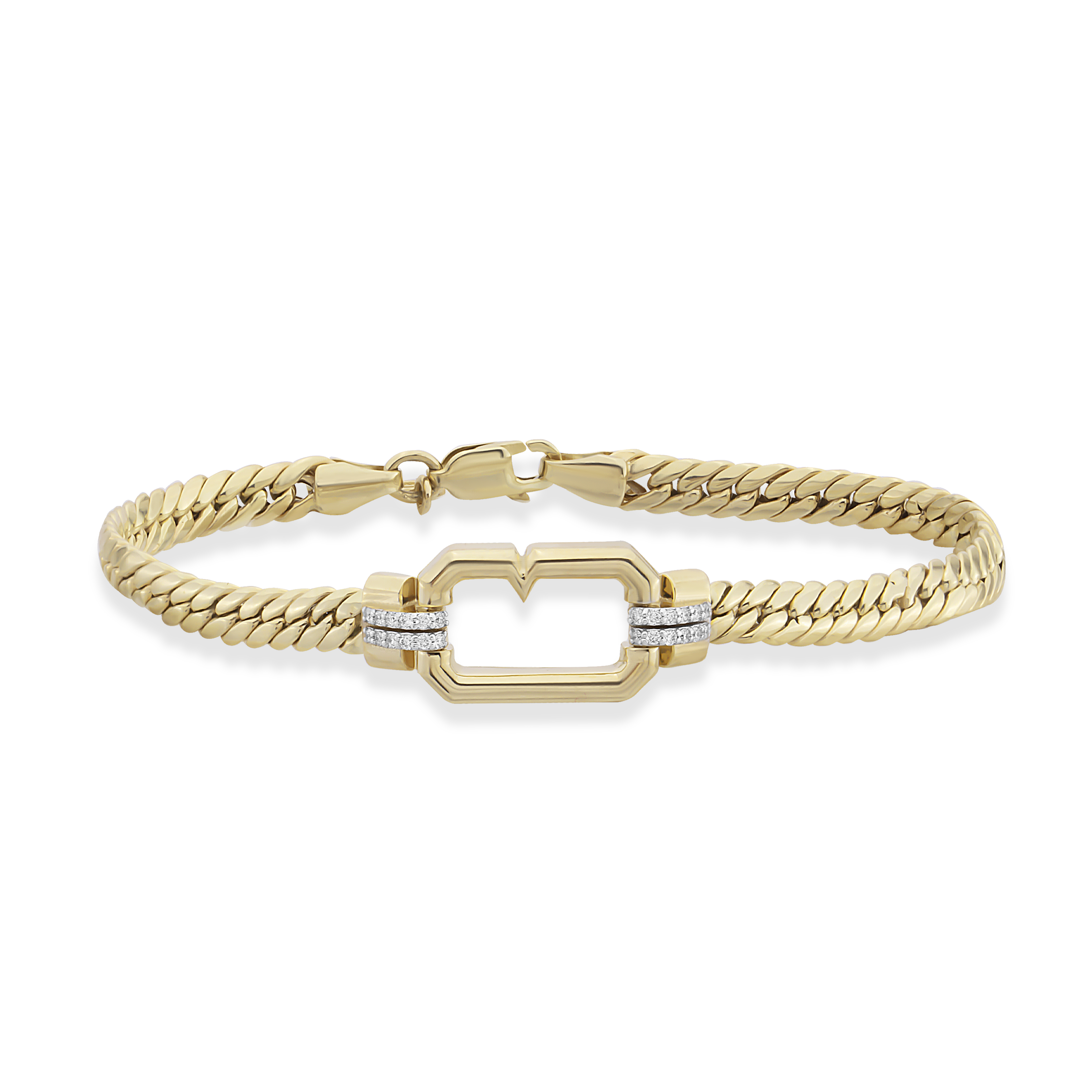 Baguette Monogram Hasır Zincir Bileklik
