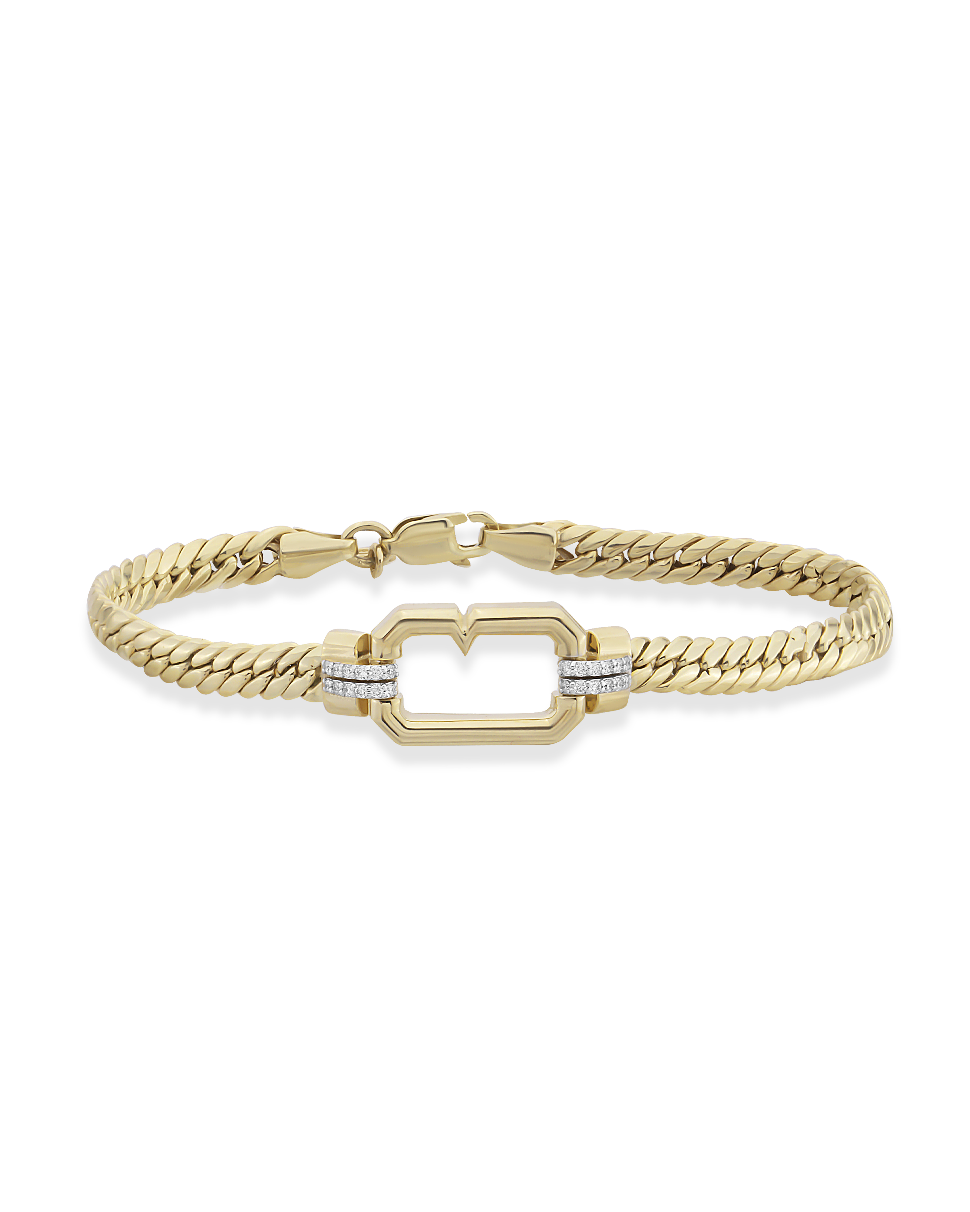 Baguette Monogram Hasır Zincir Bileklik
