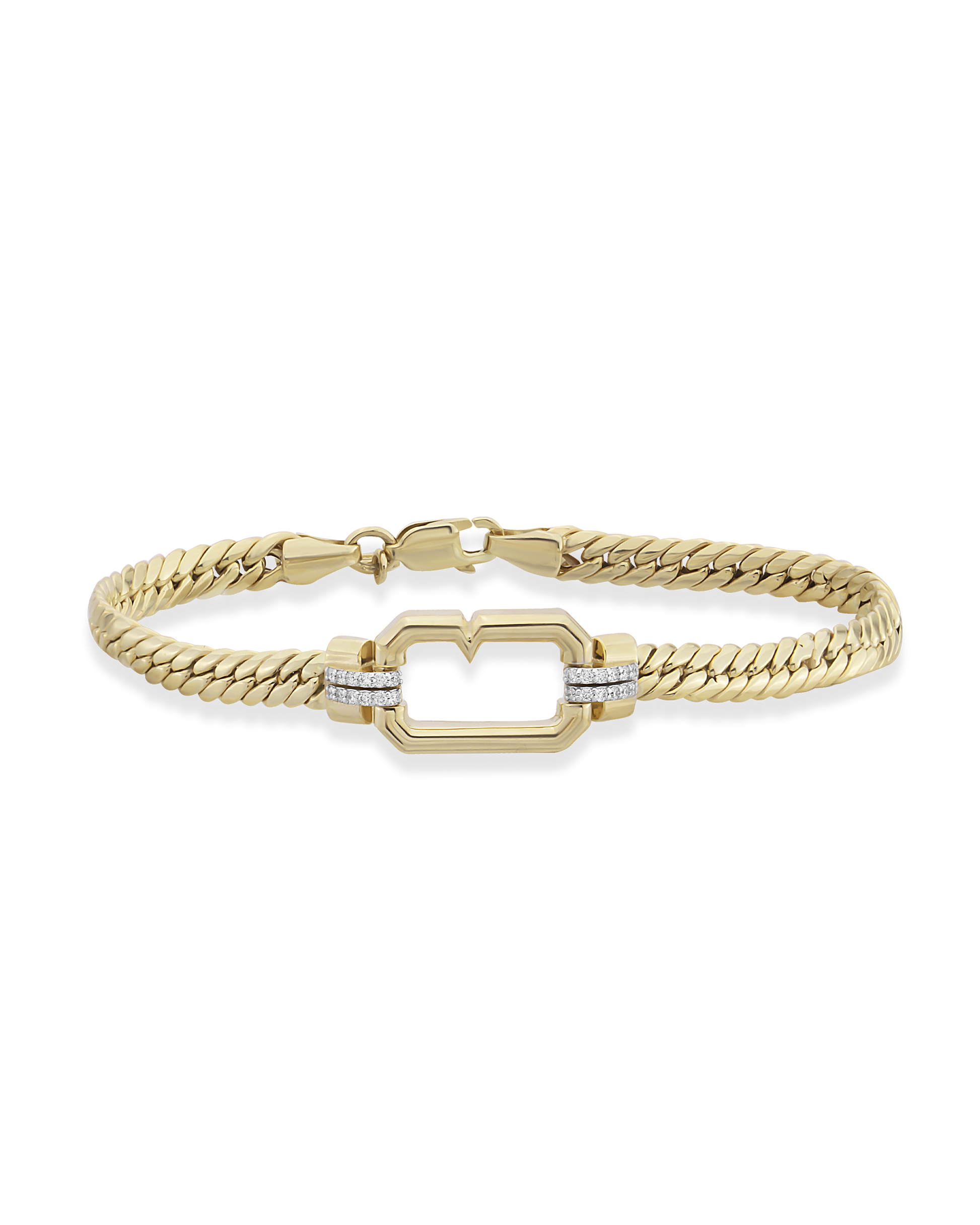 Baguette Monogram Hasır Zincir Bileklik