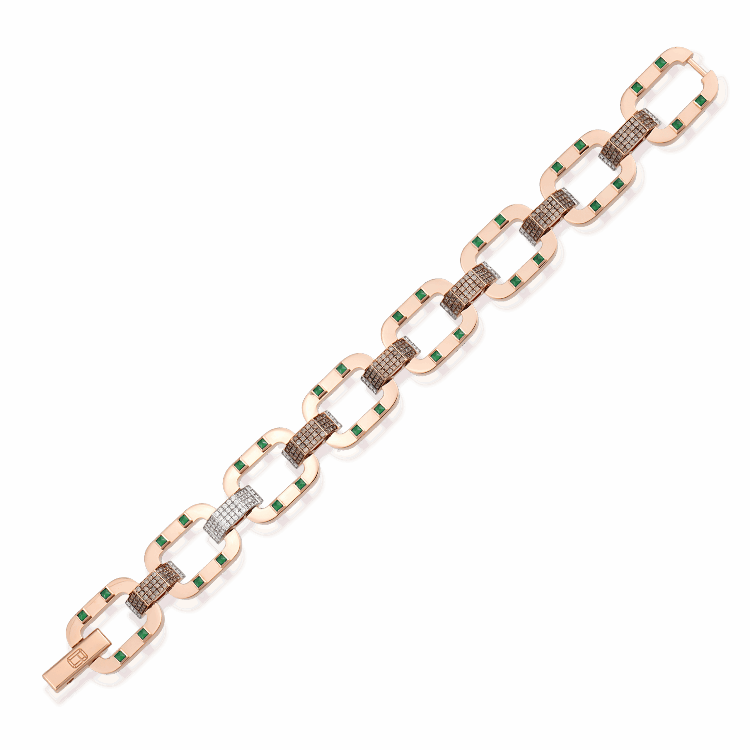 Era Pave Bileklik - Yeşil Garnet