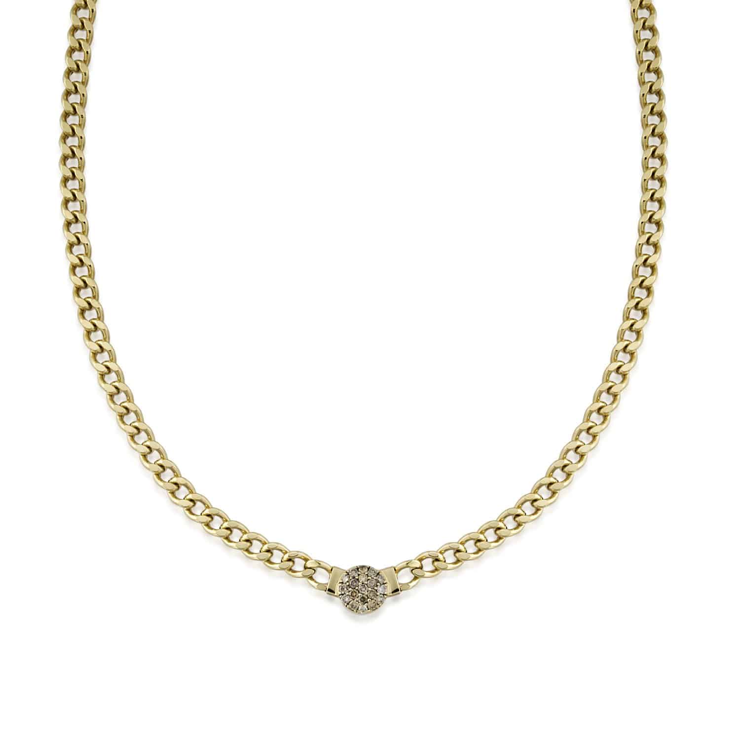 Pave Kolye (Champagne Diamond)